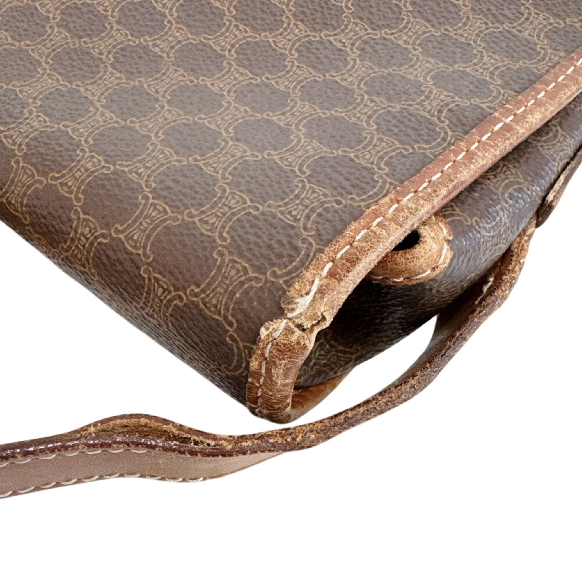Macadam Leather Shoulder Bag (Pre-Owned) - Celine - Modalova