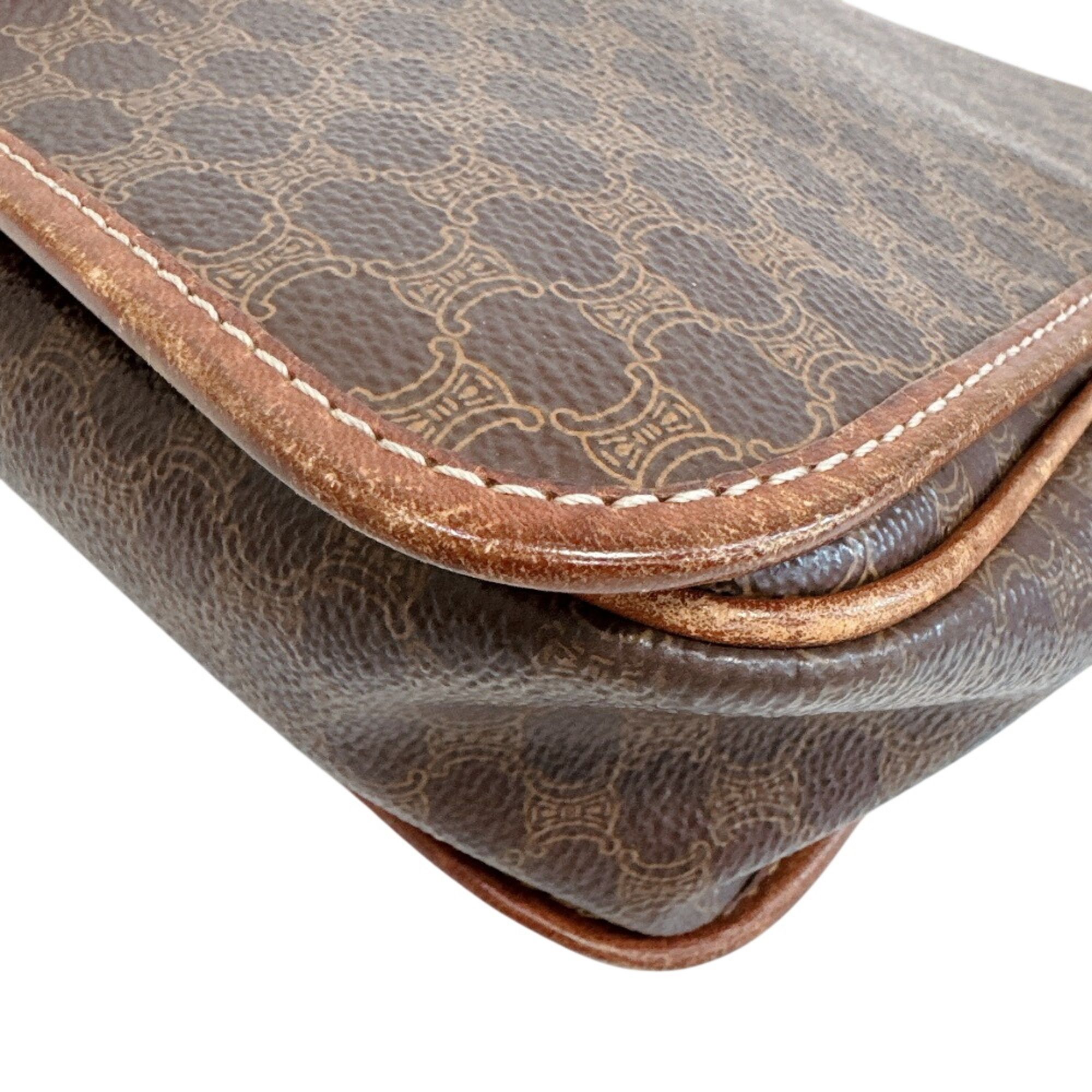 Macadam Leather Shoulder Bag (Pre-Owned) - Celine - Modalova