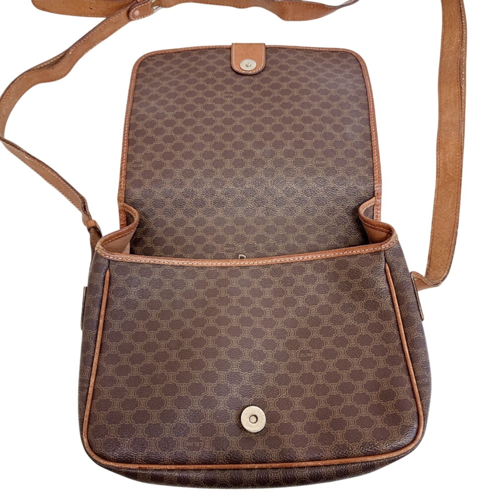 Macadam Leather Shoulder Bag (Pre-Owned) - Celine - Modalova