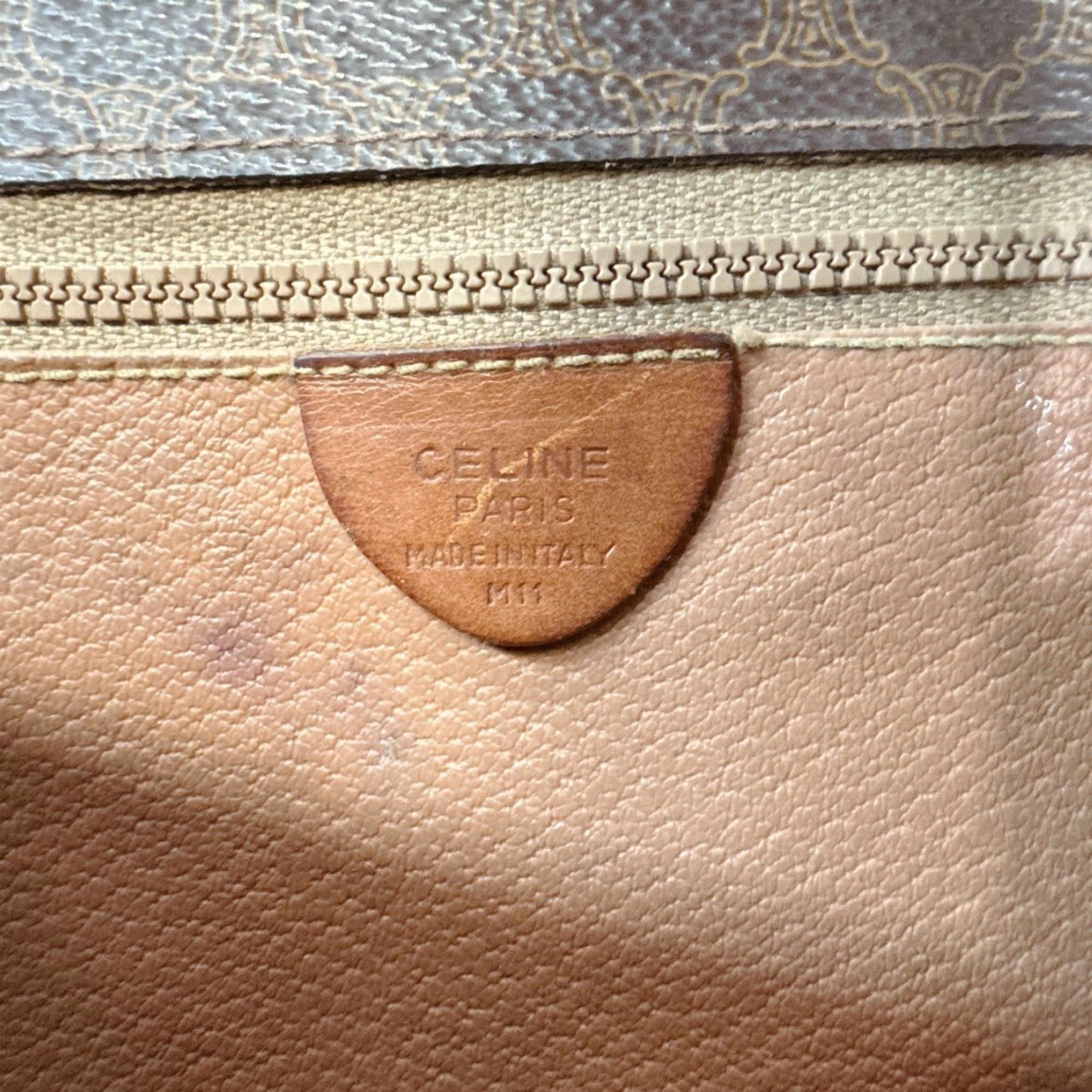 Macadam Leather Shoulder Bag (Pre-Owned) - Celine - Modalova