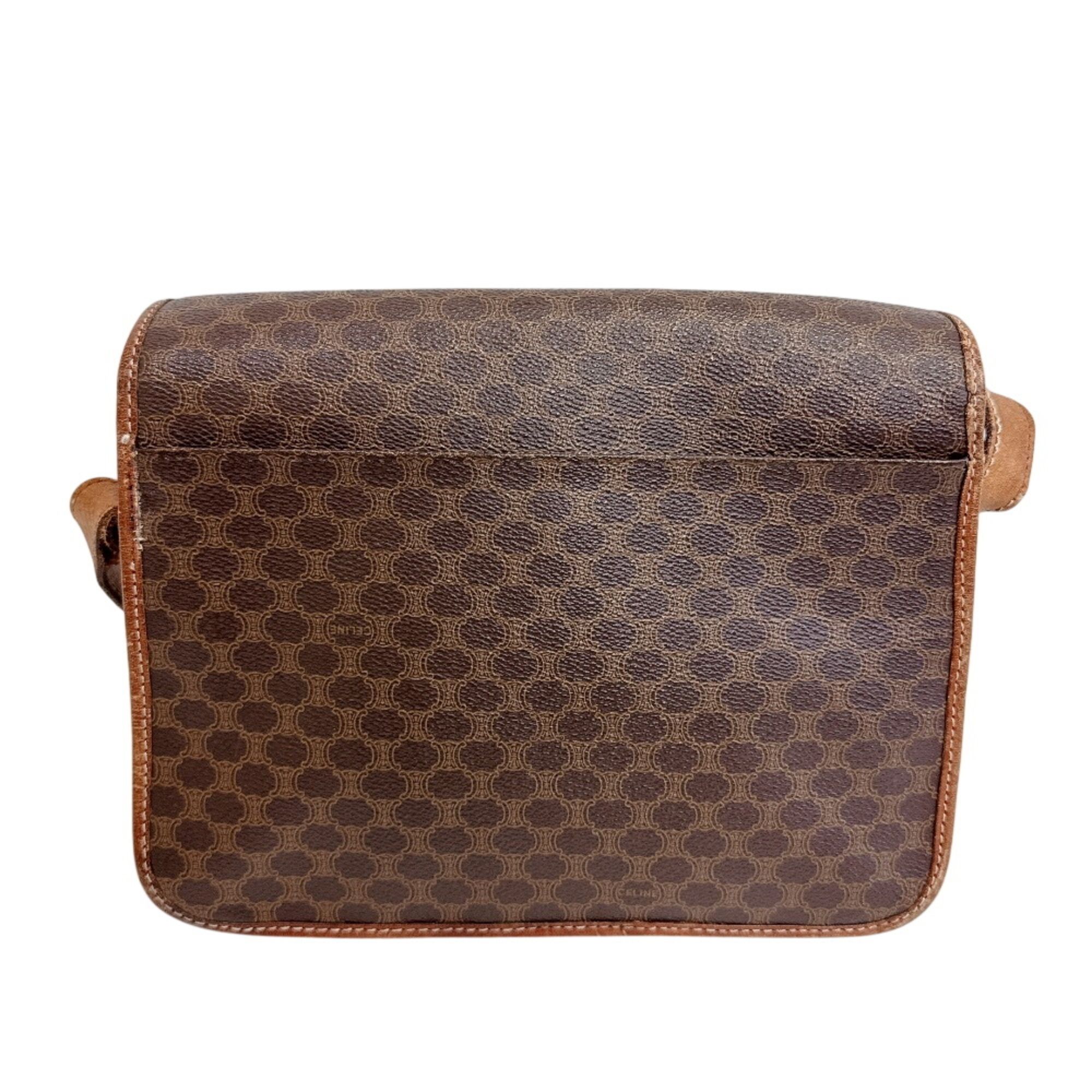 Macadam Leather Shoulder Bag (Pre-Owned) - Celine - Modalova
