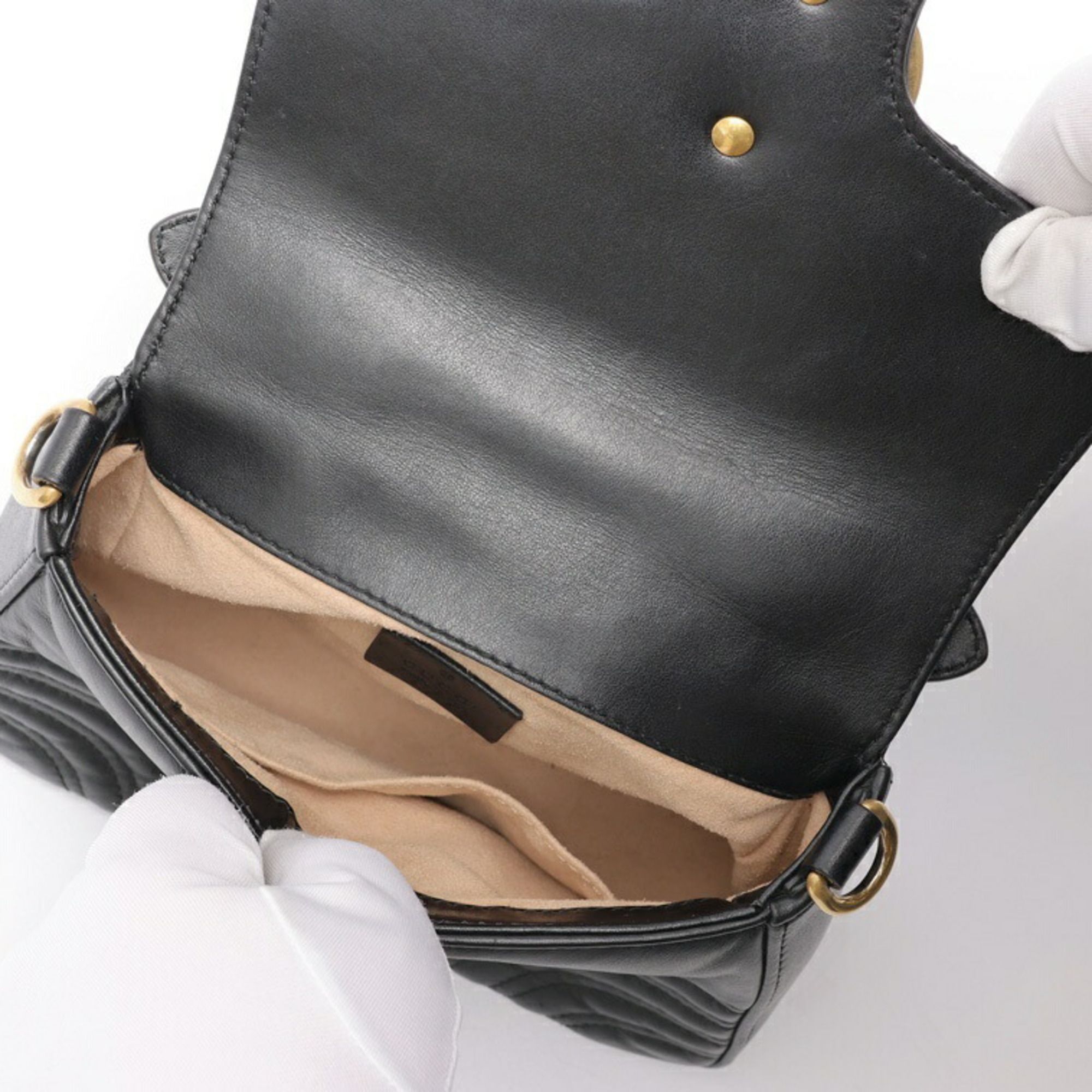 Leather Shoulder Bag (Pre-Owned) - Gucci - Modalova