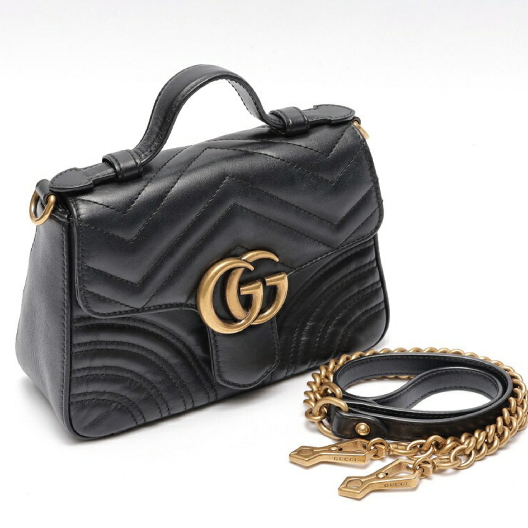 Leather Shoulder Bag (Pre-Owned) - Gucci - Modalova