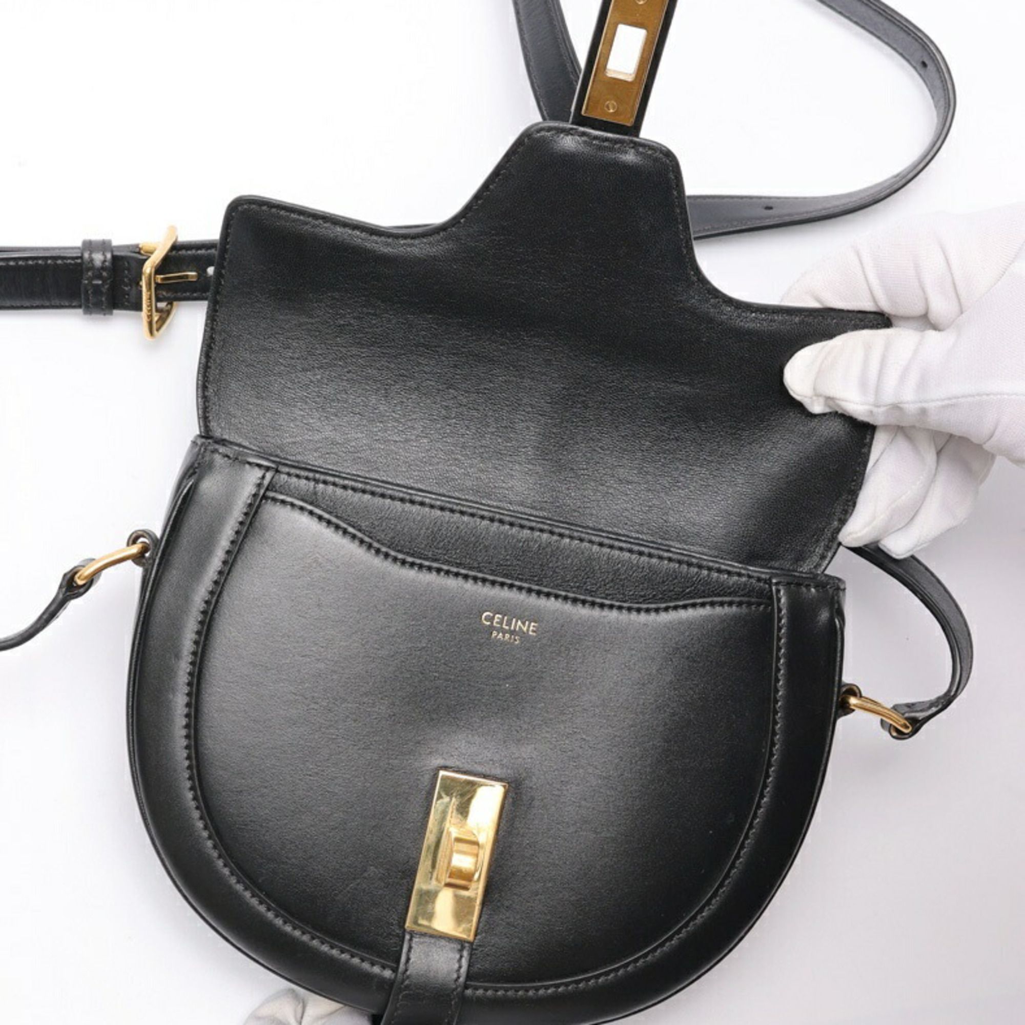 Leather Shoulder Bag (Pre-Owned) - Celine - Modalova
