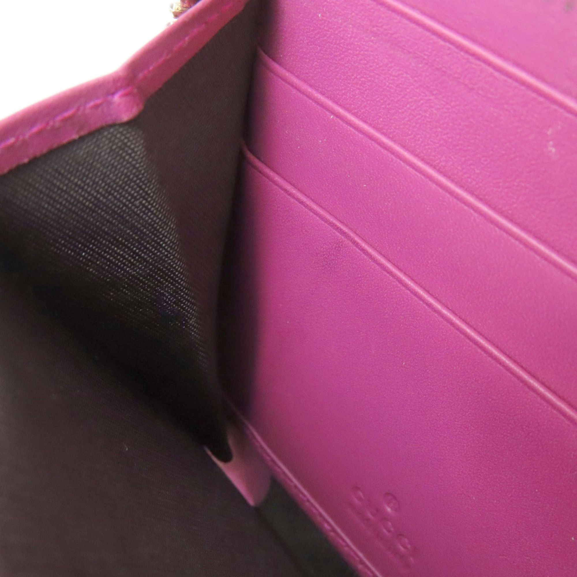 Leather Long Wallet (Bi-Fold) (Pre-Owned) - Gucci - Modalova