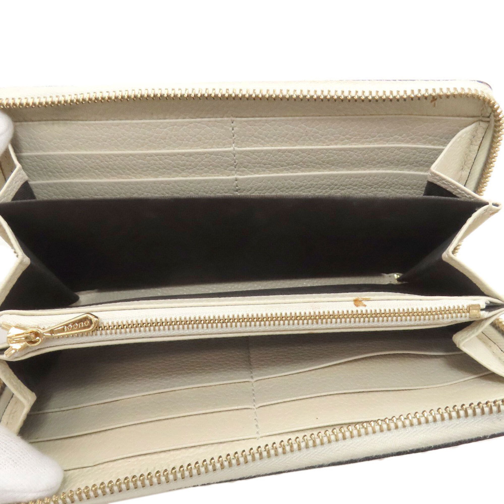 Leather Long Wallet (Bi-Fold) (Pre-Owned) - Gucci - Modalova