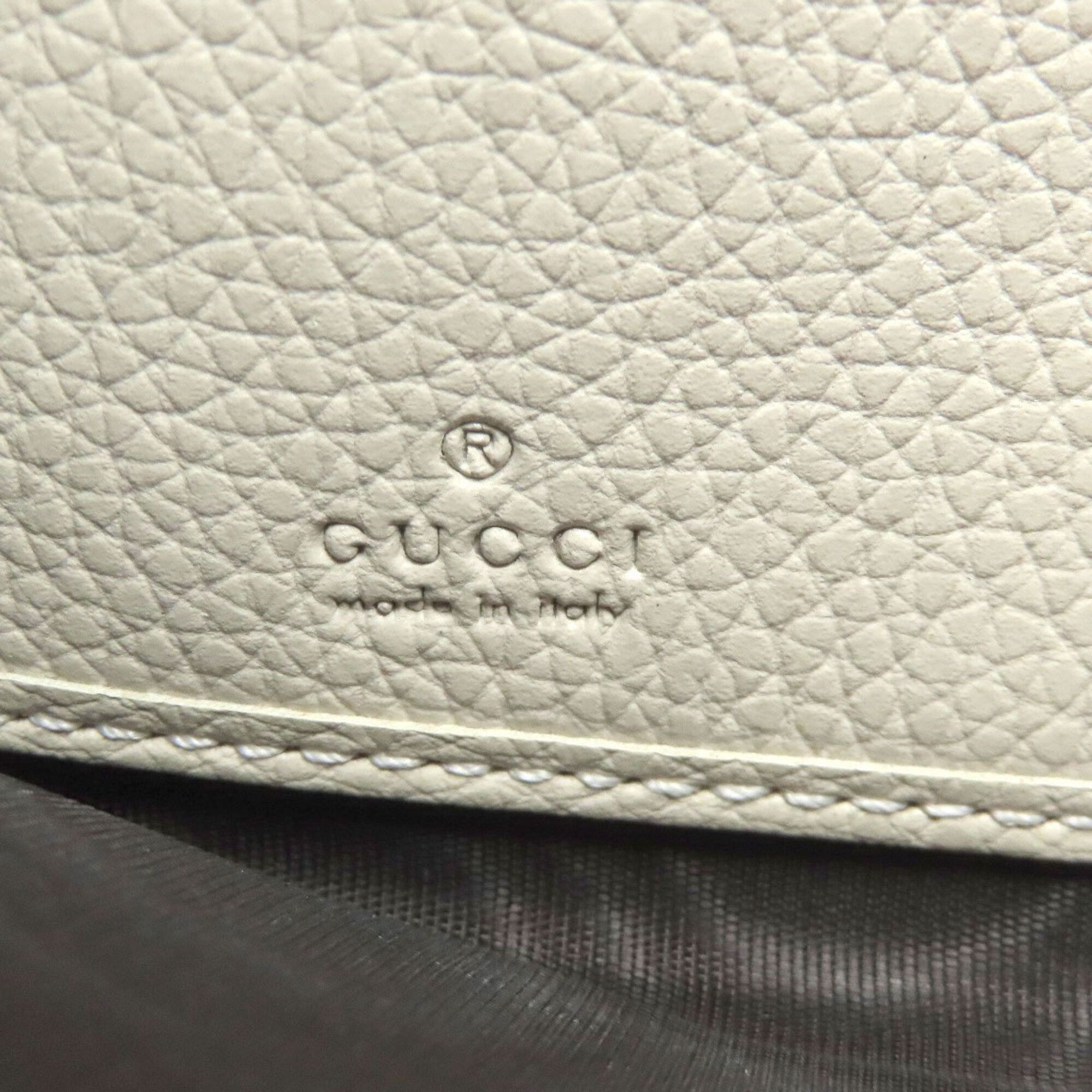 Leather Long Wallet (Bi-Fold) (Pre-Owned) - Gucci - Modalova