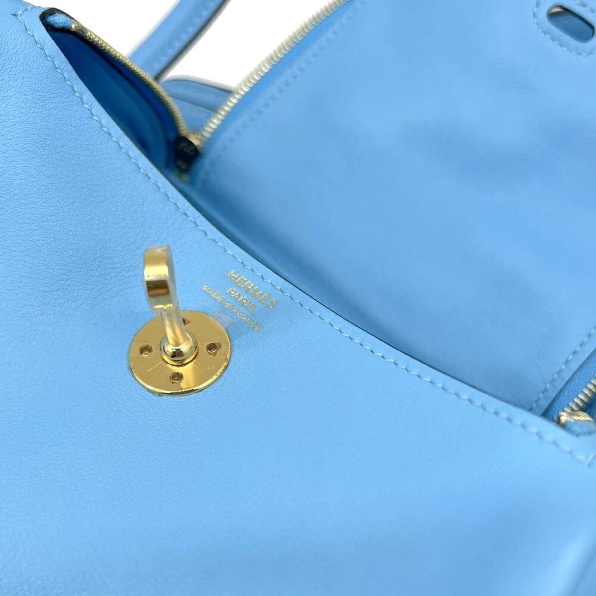 Lindy Swift Leather Shoulder Bag Tote Bag (Pre-Owned) - Hermes - Modalova