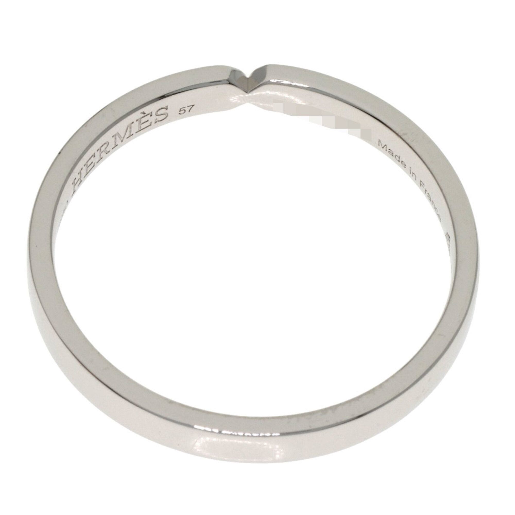 Platinum 950 Band Ring (Pre-Owned) - Hermes - Modalova