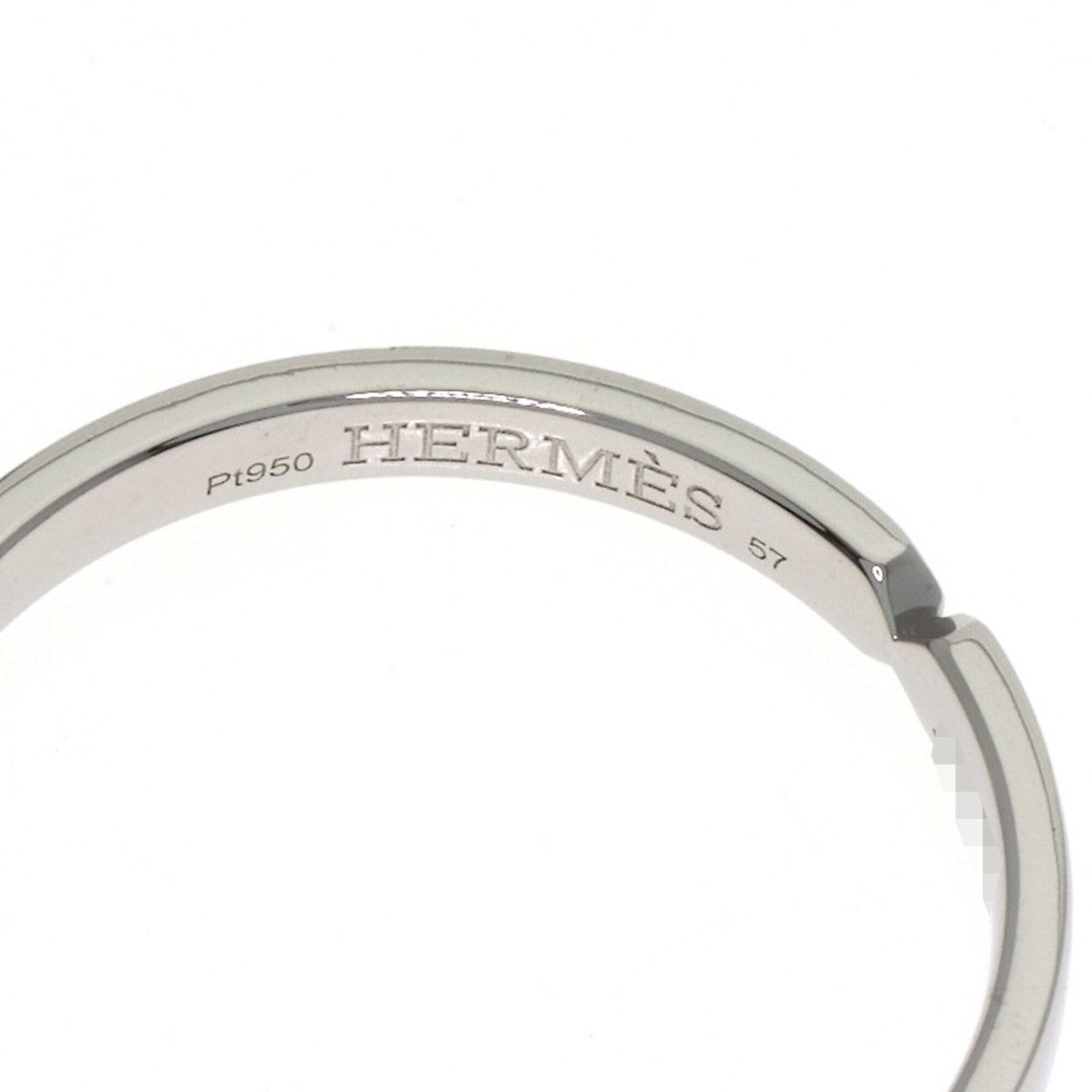 Platinum 950 Band Ring (Pre-Owned) - Hermes - Modalova