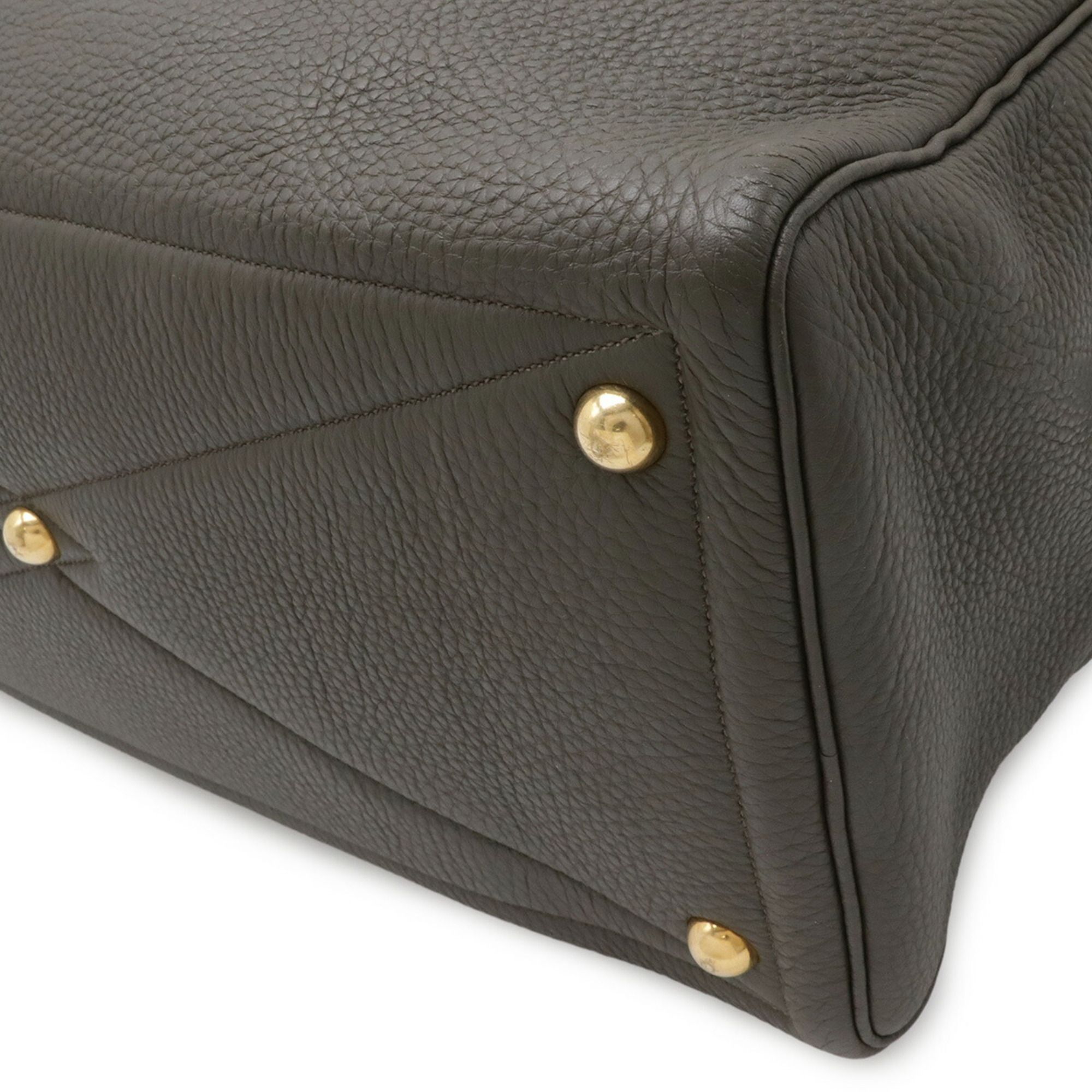 Taurillon Clemence Leather Boston Bag (Pre-Owned) - Hermes - Modalova