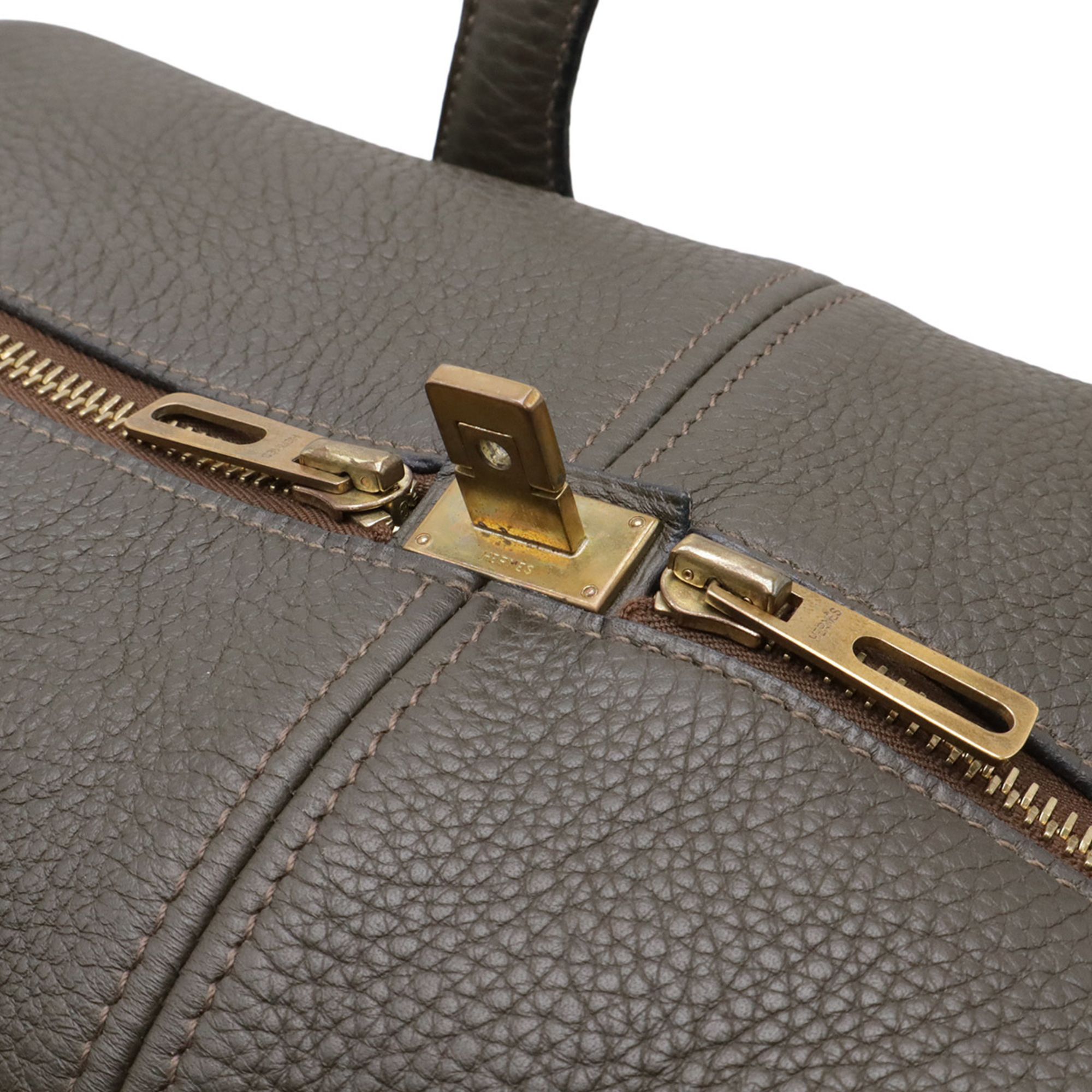 Taurillon Clemence Leather Boston Bag (Pre-Owned) - Hermes - Modalova