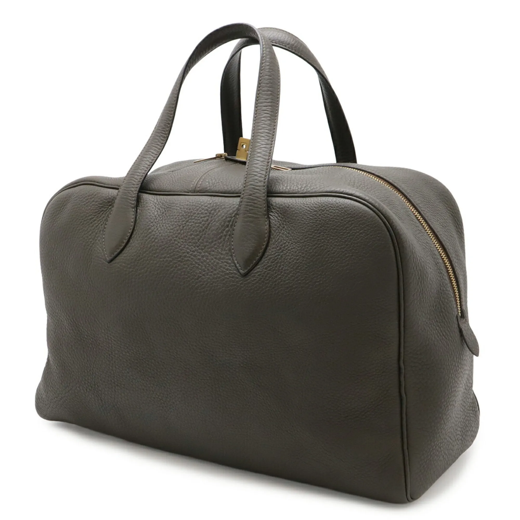 Taurillon Clemence Leather Boston Bag (Pre-Owned) - Hermes - Modalova