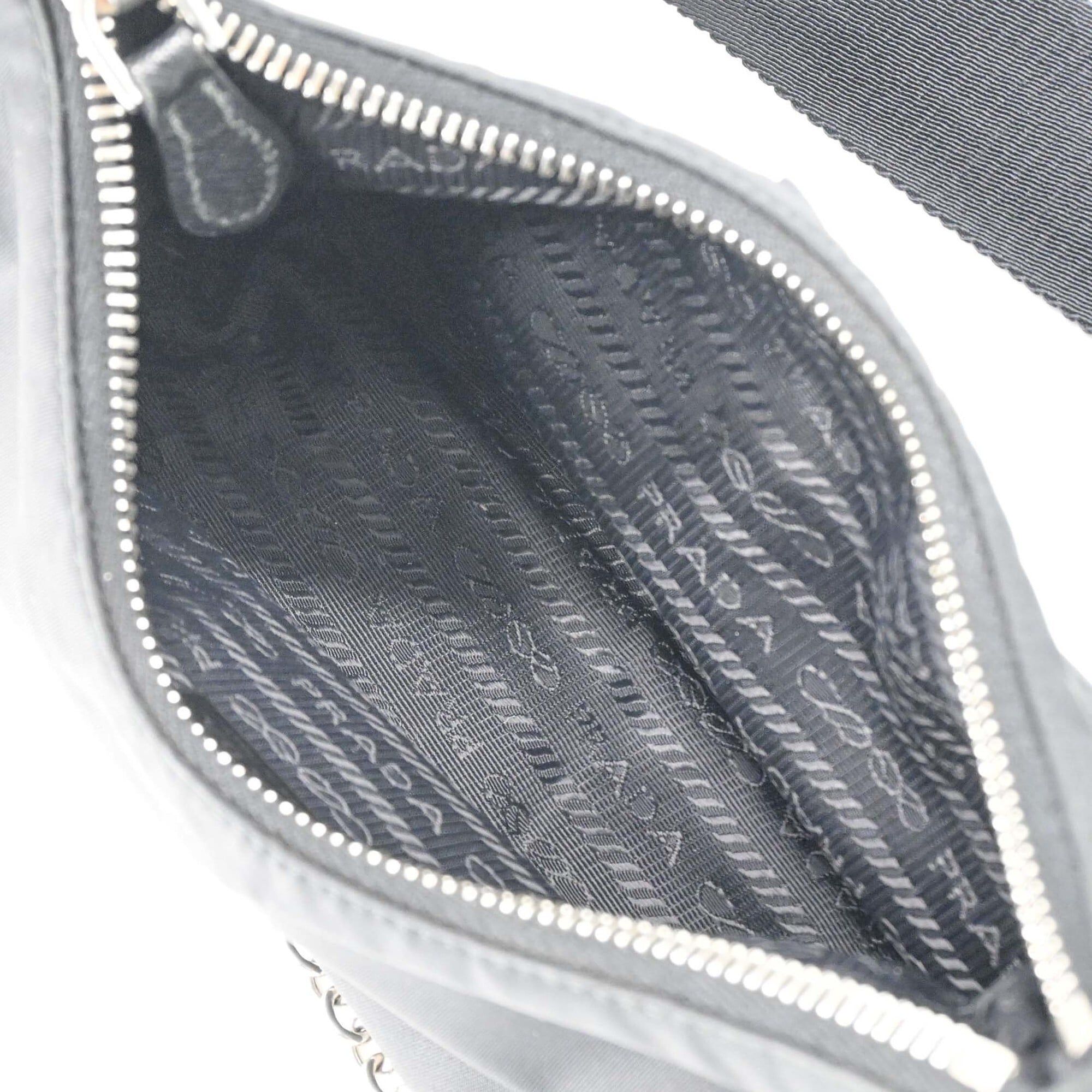 Nylon Leather Handbag Pouch Shoulder Bag (Pre-Owned) - Prada - Modalova