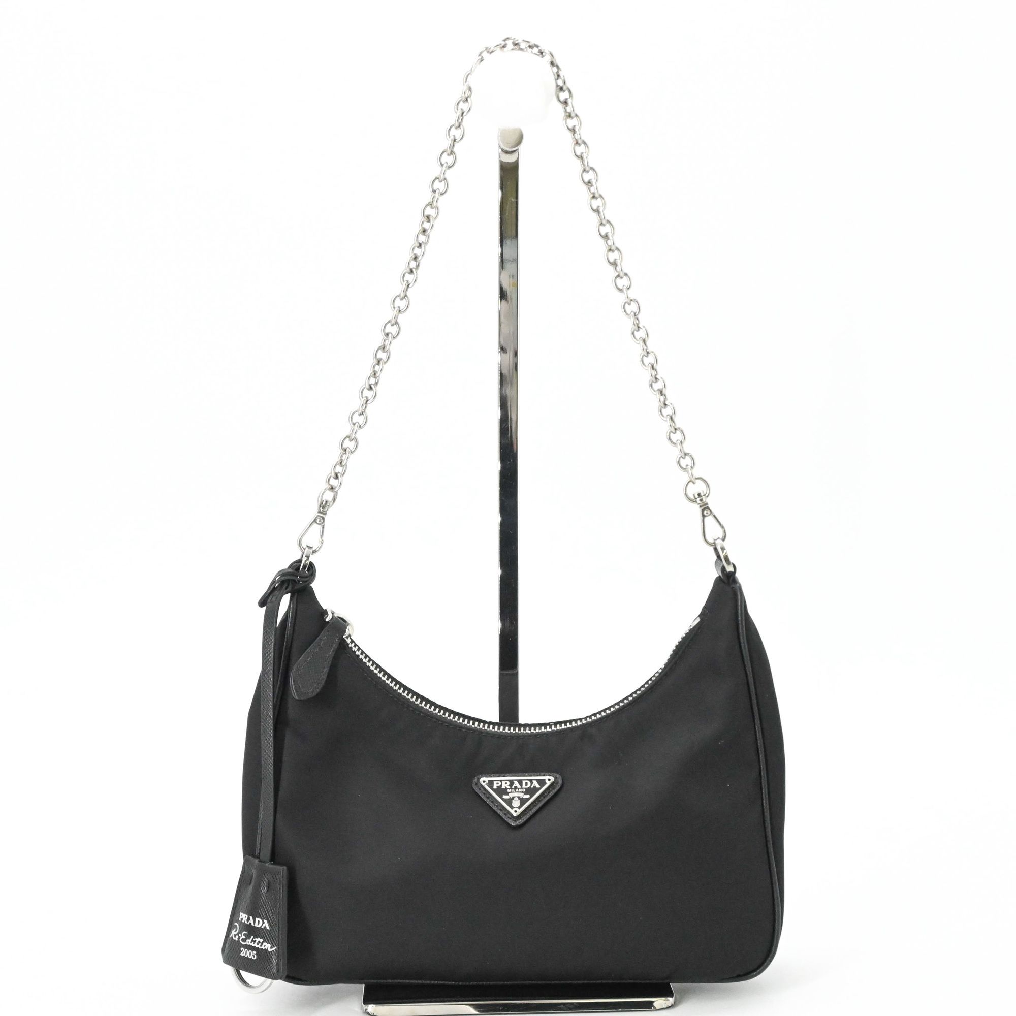 Nylon Leather Handbag Pouch Shoulder Bag (Pre-Owned) - Prada - Modalova