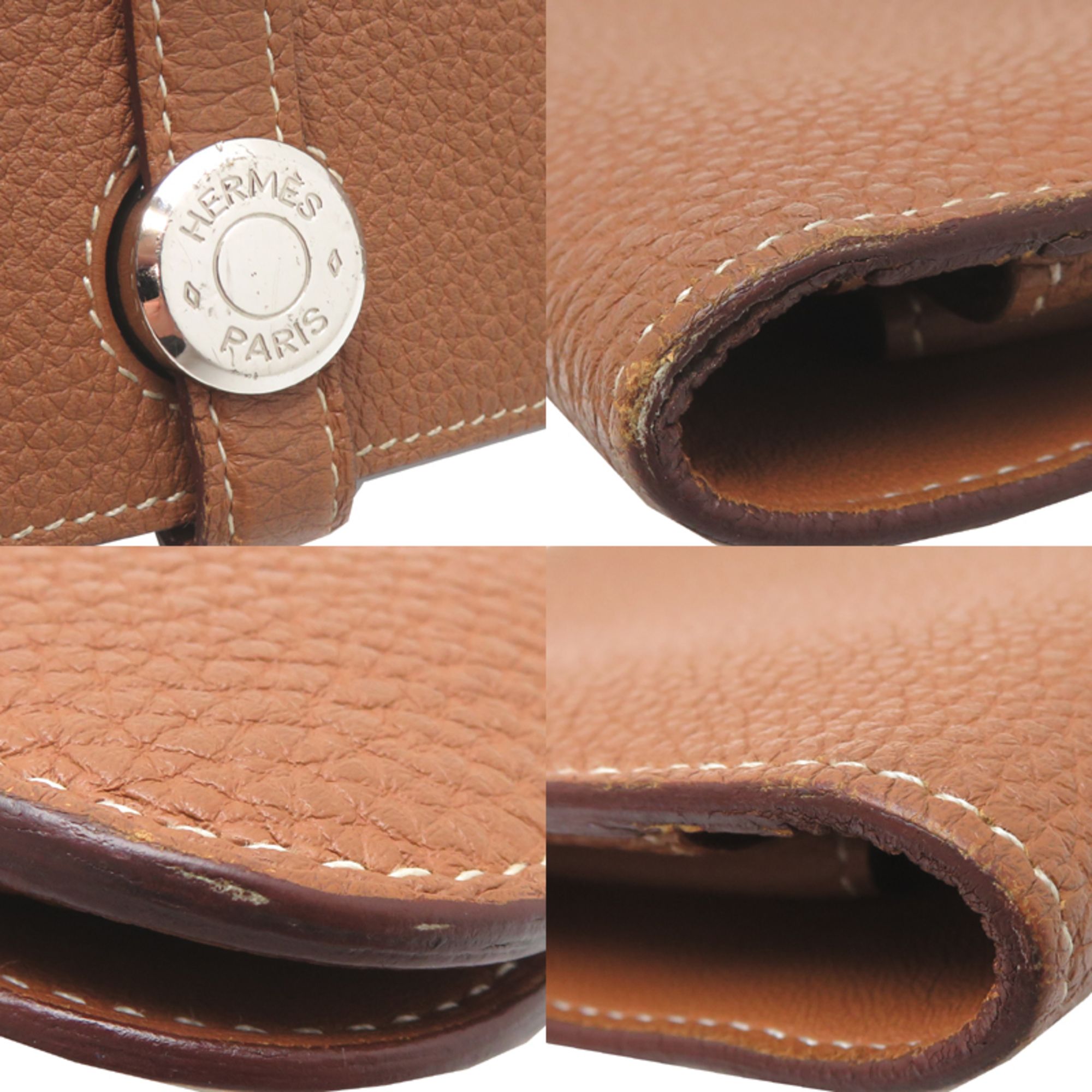 Togo Leather Long Wallet (Bi-Fold) (Pre-Owned) - Hermes - Modalova