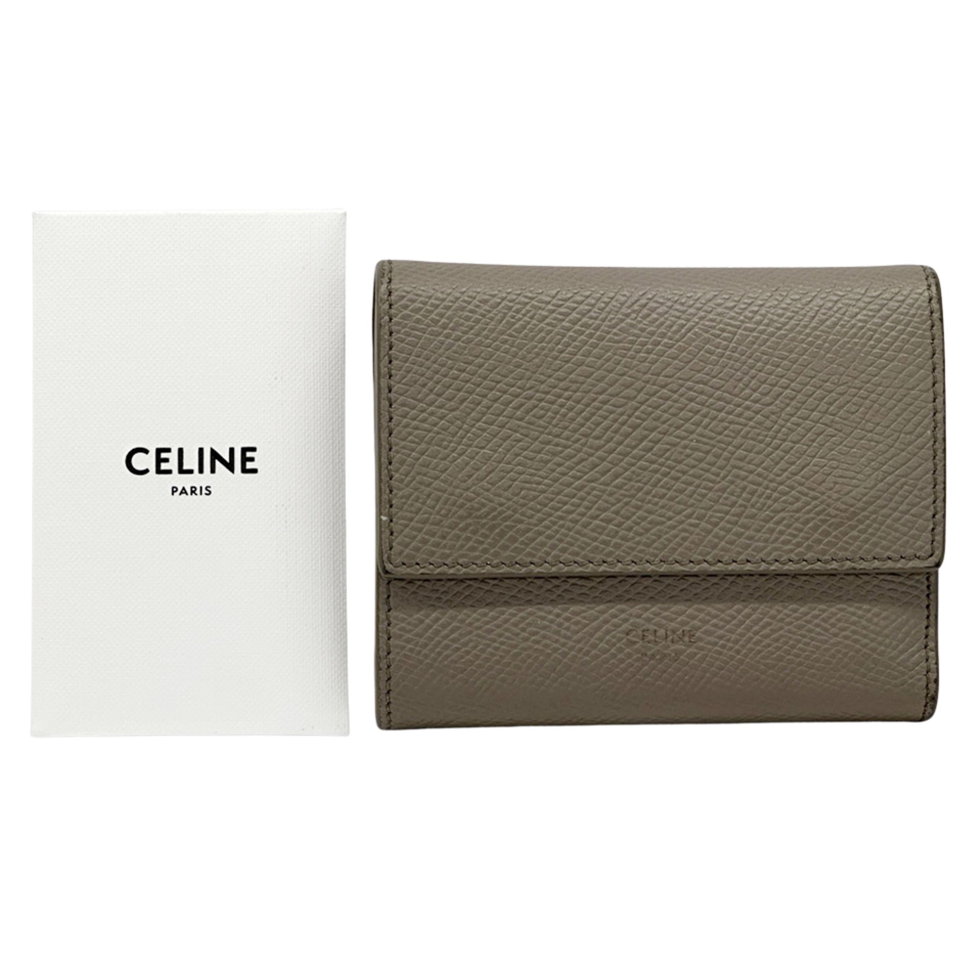 Leather Wallet (Tri-Fold) (Pre-Owned) - Celine - Modalova