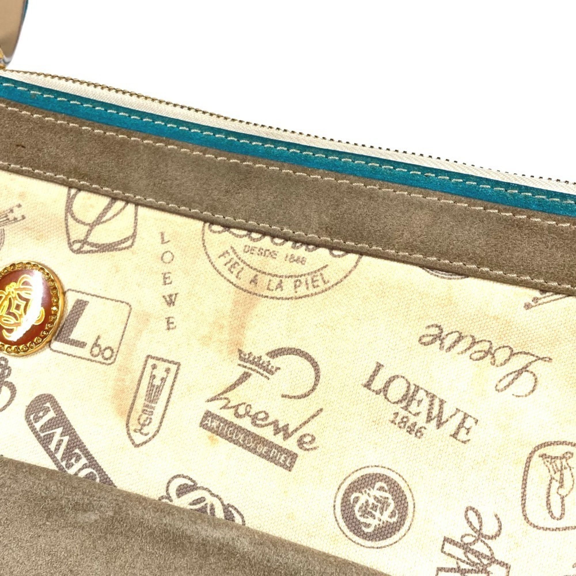 Leather Canvas Pochette Shoulder Bag (Pre-Owned) - Loewe - Modalova