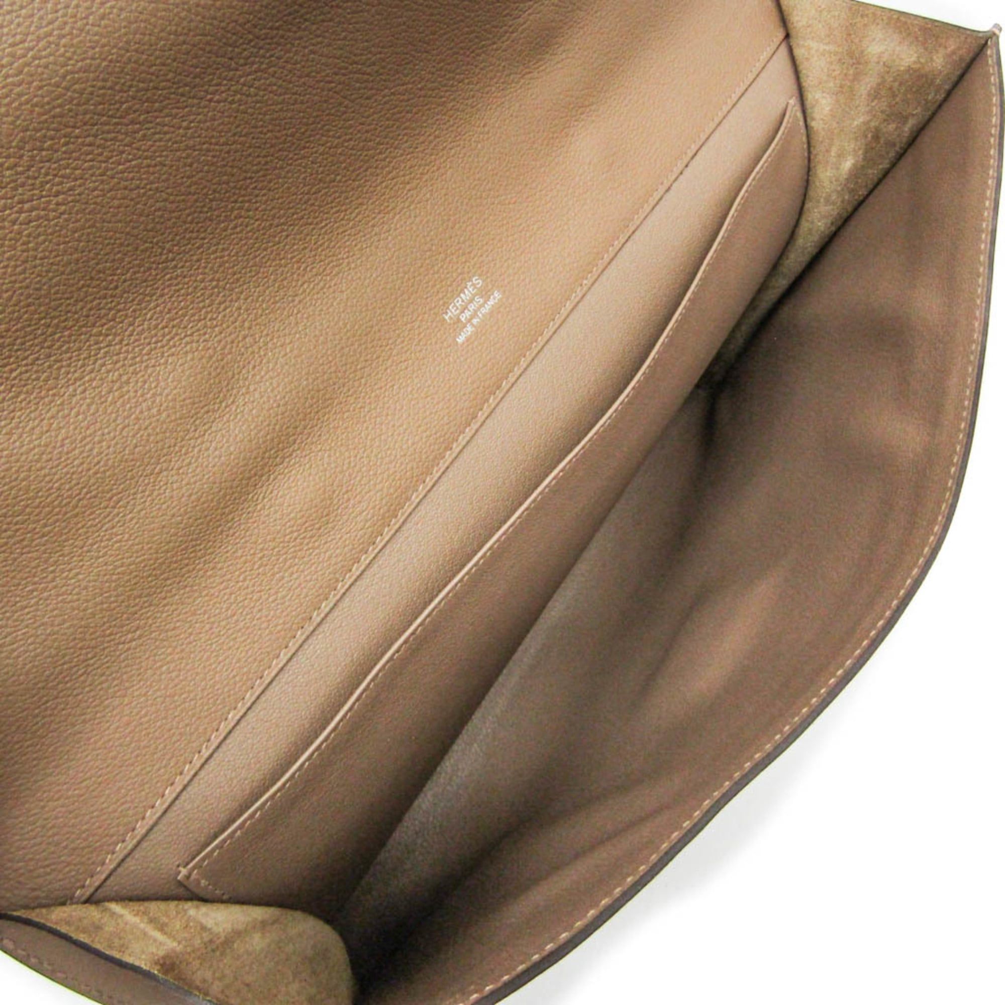 Sac A Depeche Taurillon Clemence Leather Briefcase Document Case (Pre-Owned) - Hermes - Modalova