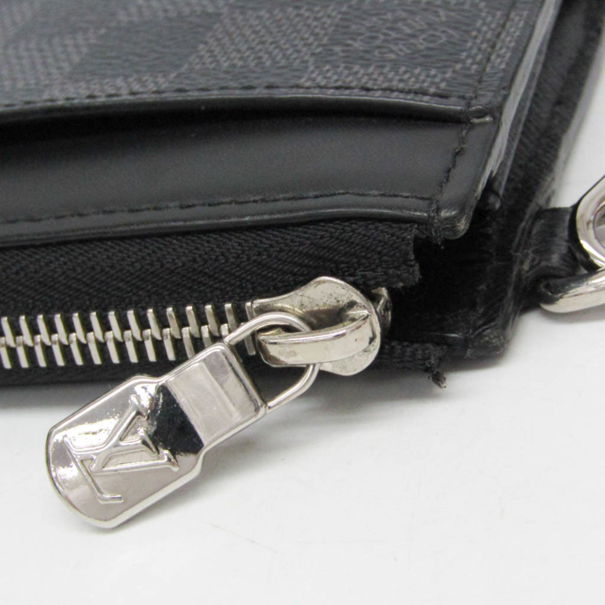 Damier Graphite Damier Graphite Long Wallet (Bi-Fold) (Pre-Owned) - Louis Vuitton - Modalova