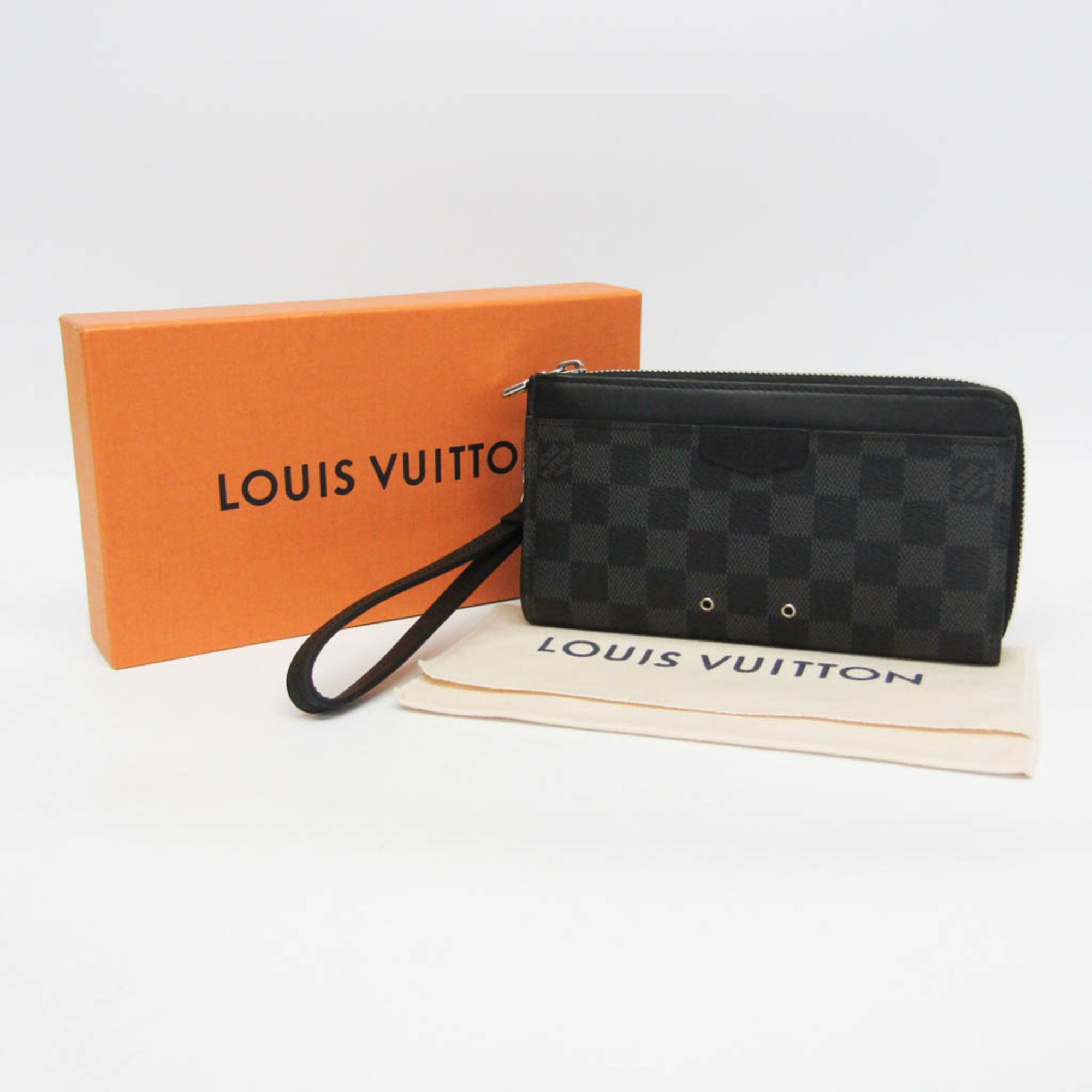 Damier Graphite Damier Graphite Long Wallet (Bi-Fold) (Pre-Owned) - Louis Vuitton - Modalova