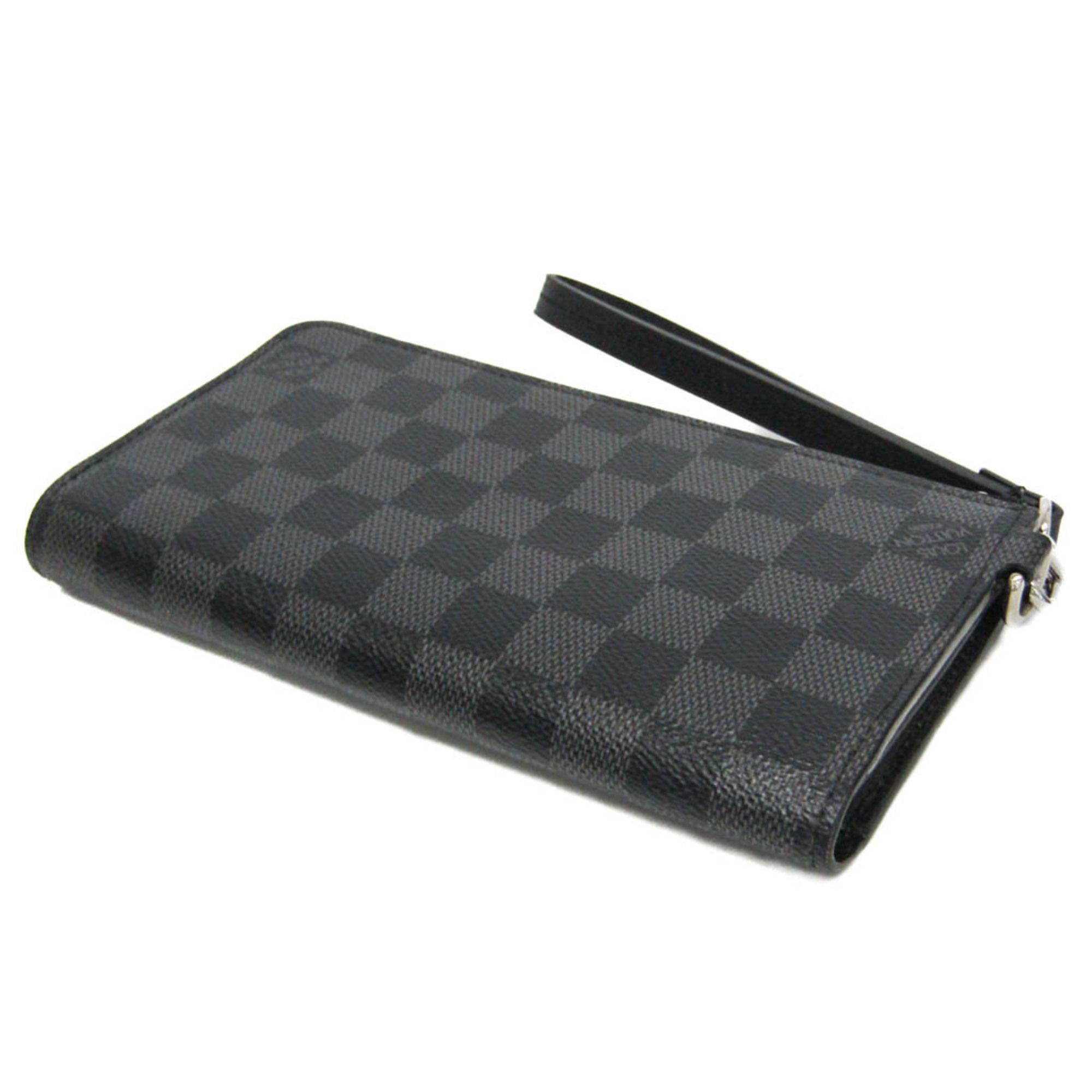 Damier Graphite Damier Graphite Long Wallet (Bi-Fold) (Pre-Owned) - Louis Vuitton - Modalova