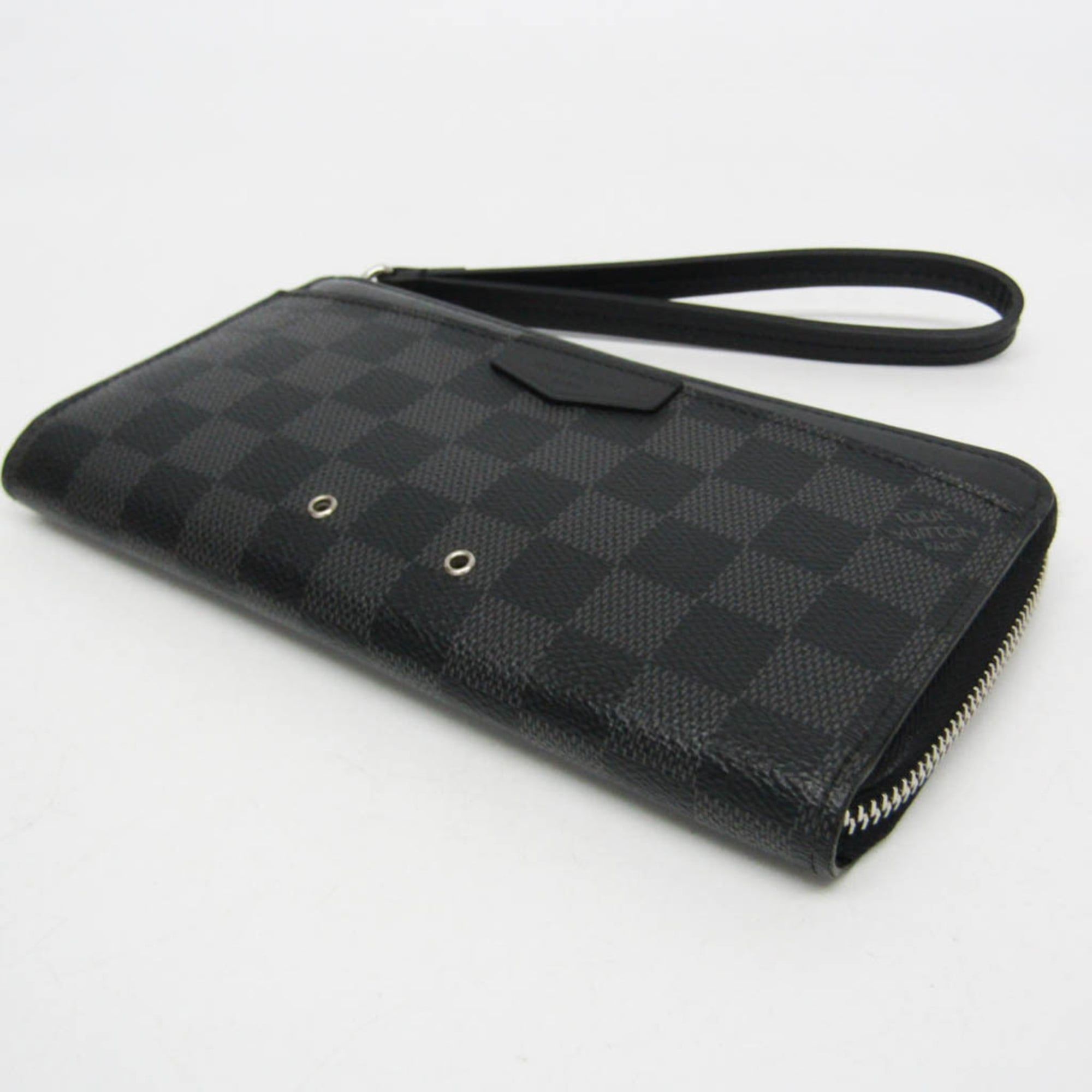 Damier Graphite Damier Graphite Long Wallet (Bi-Fold) (Pre-Owned) - Louis Vuitton - Modalova