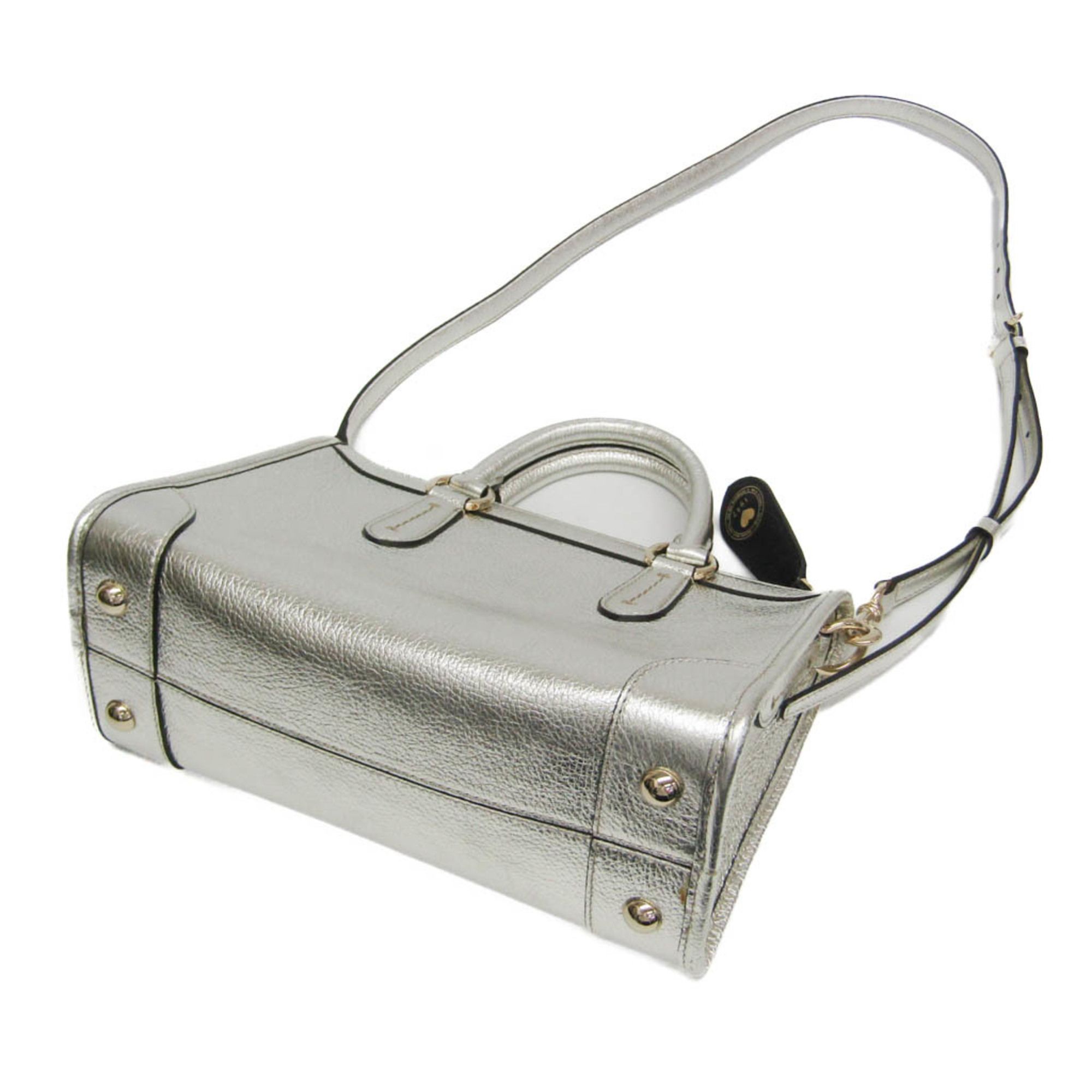 Gancini Leather Handbag Shoulder Bag (Pre-Owned) - Salvatore Ferragamo - Modalova