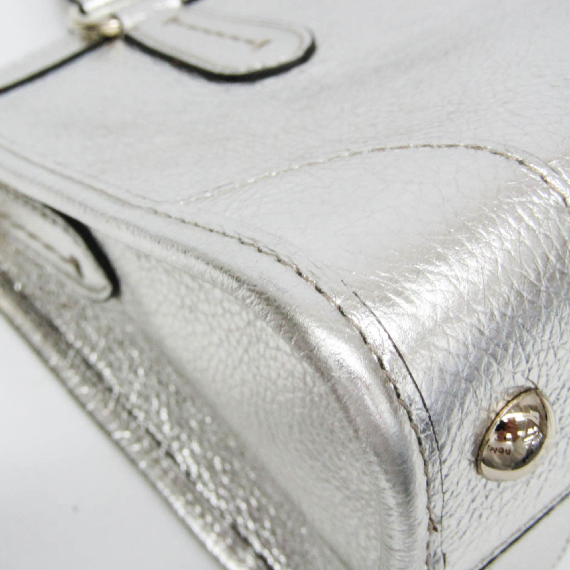 Gancini Leather Handbag Shoulder Bag (Pre-Owned) - Salvatore Ferragamo - Modalova