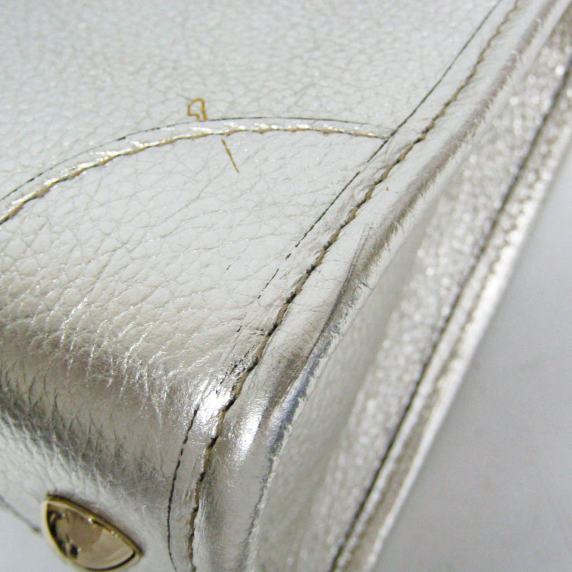 Gancini Leather Handbag Shoulder Bag (Pre-Owned) - Salvatore Ferragamo - Modalova