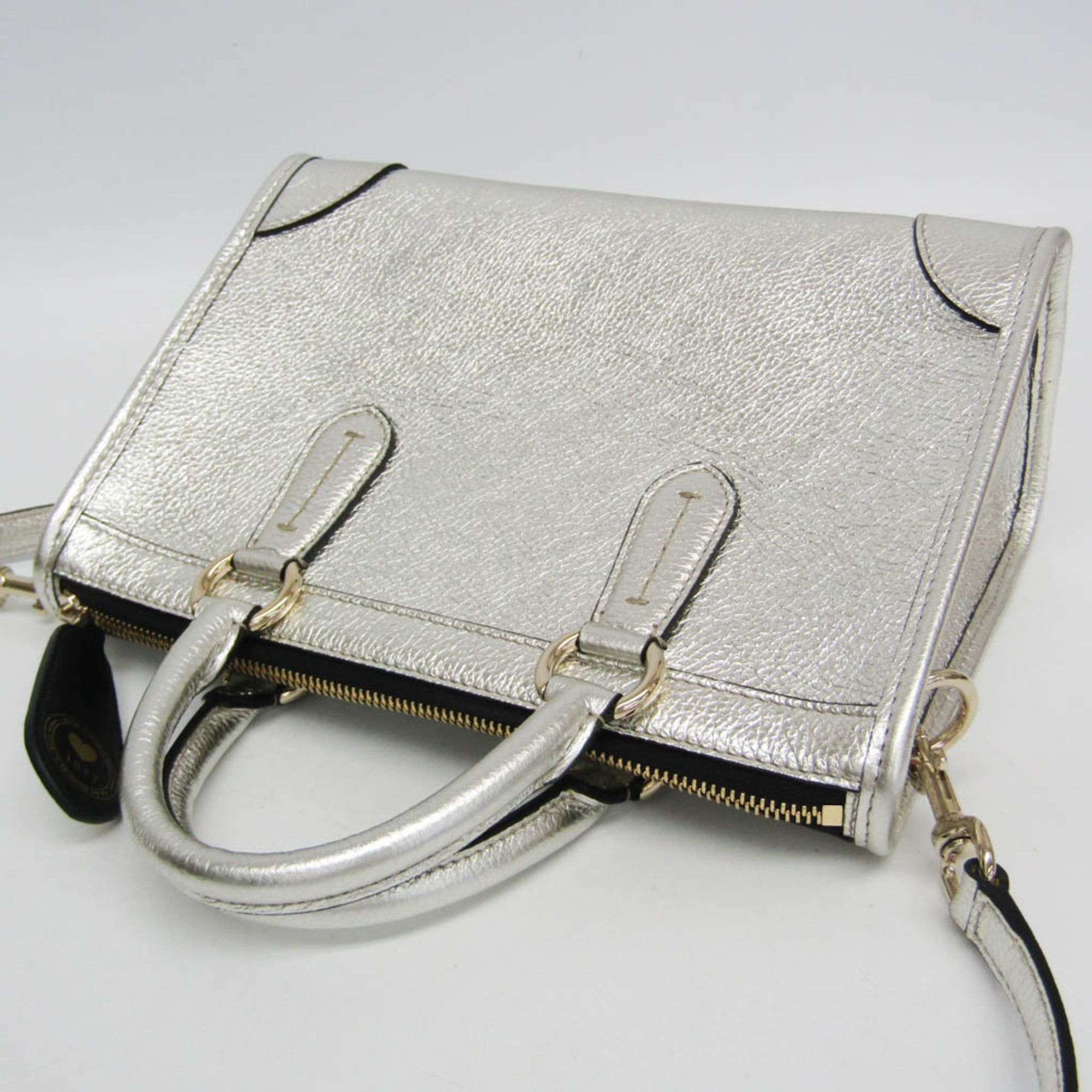 Gancini Leather Handbag Shoulder Bag (Pre-Owned) - Salvatore Ferragamo - Modalova