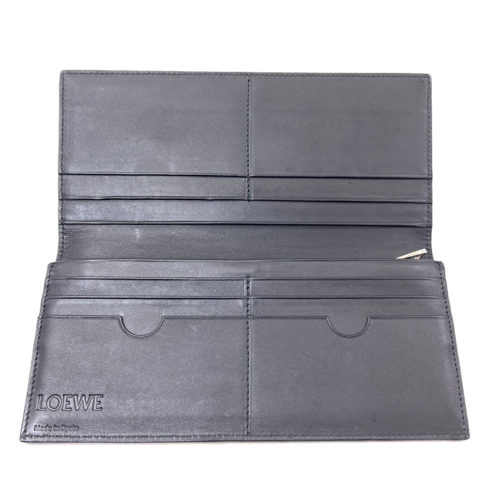 Leather Long Wallet (Bi-Fold) (Pre-Owned) - Loewe - Modalova