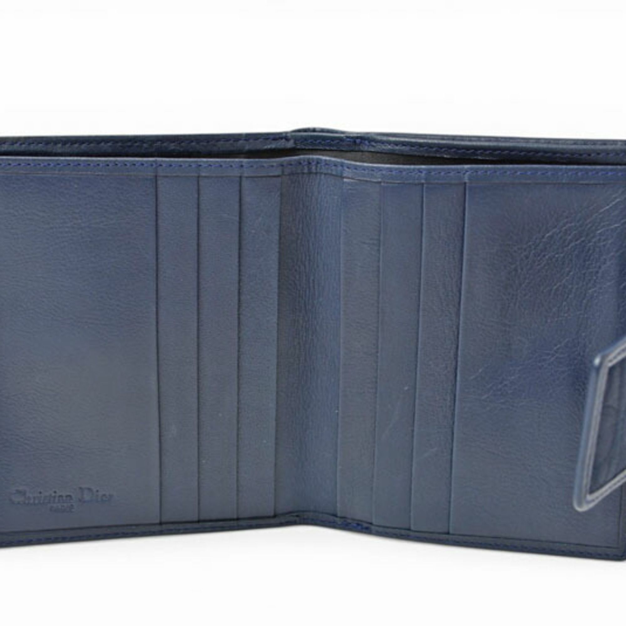 Leather Canvas Wallet (Bi-Fold) (Pre-Owned) - Christian Dior - Modalova