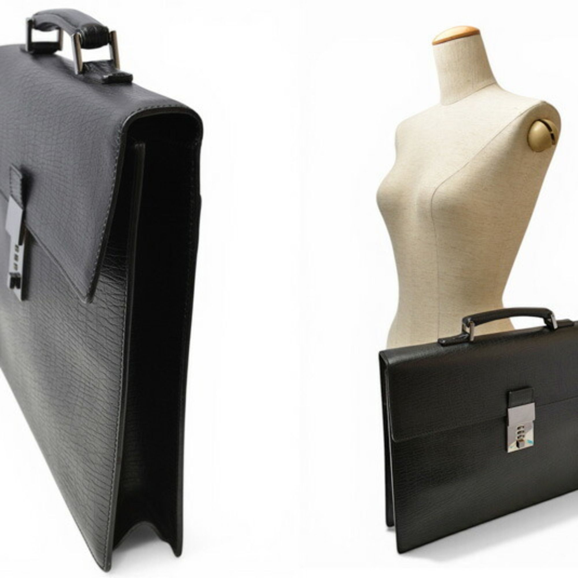 Leather Briefcase (Pre-Owned) - Gucci - Modalova