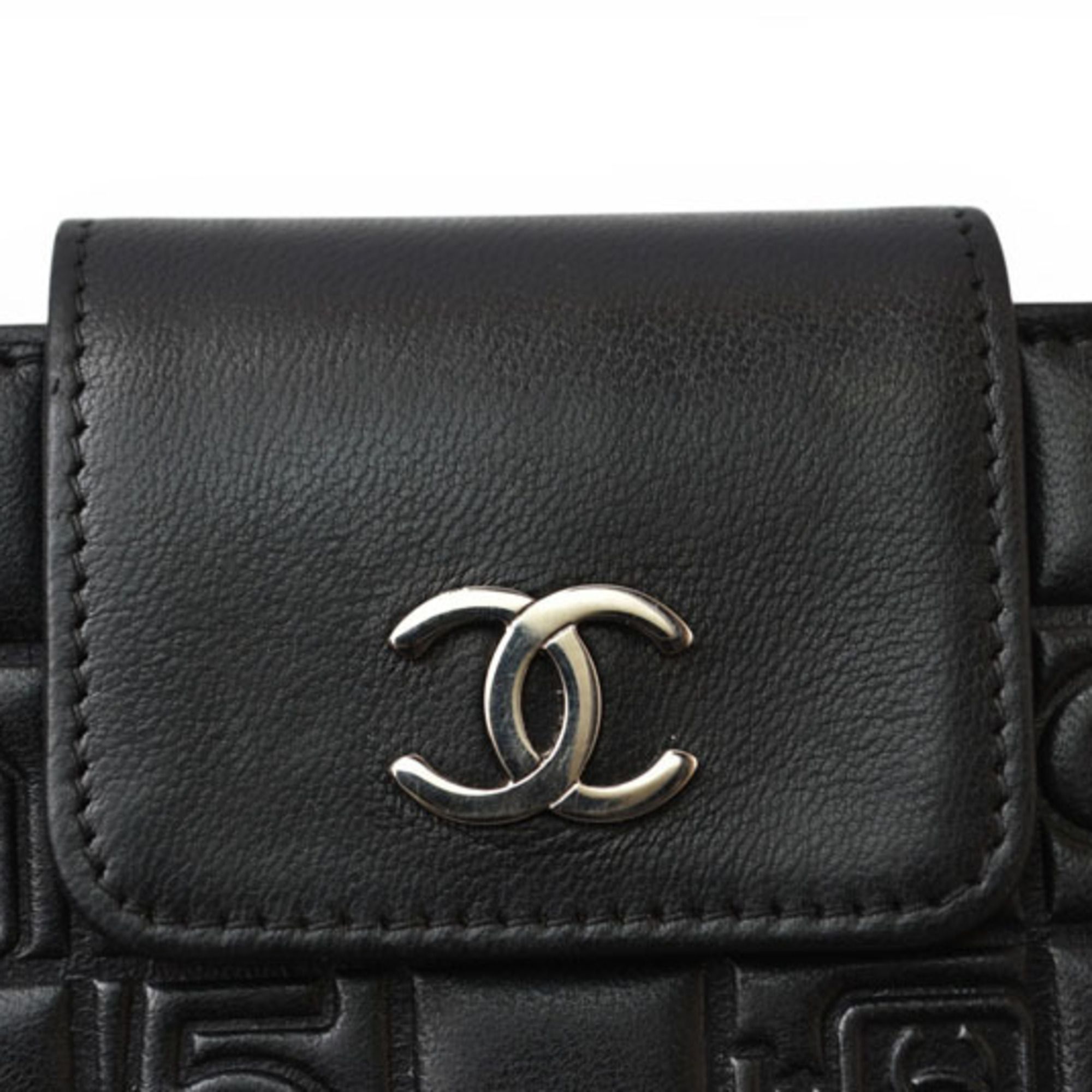 Leather Long Wallet (Bi-Fold) (Pre-Owned) - Chanel - Modalova