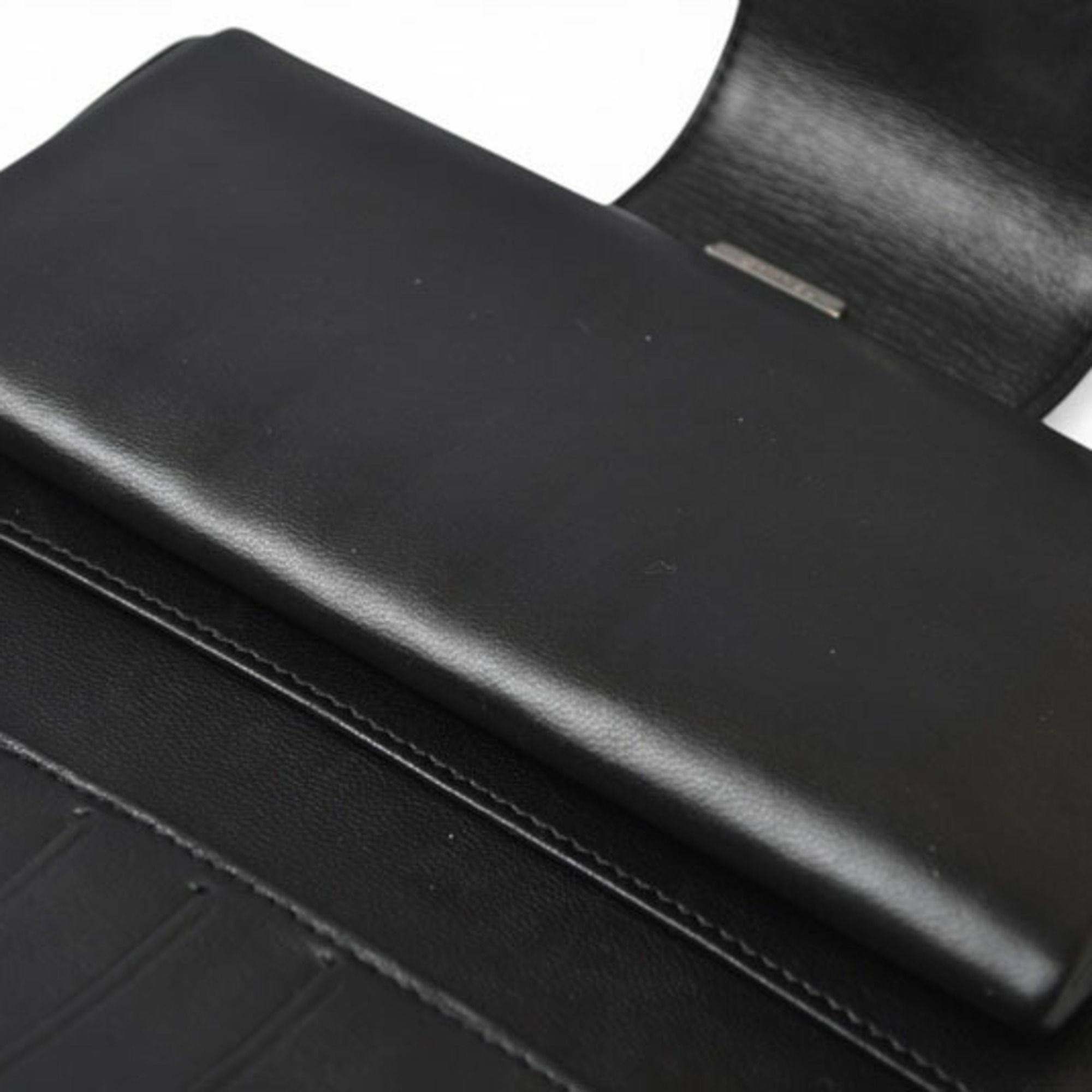 Leather Long Wallet (Bi-Fold) (Pre-Owned) - Chanel - Modalova
