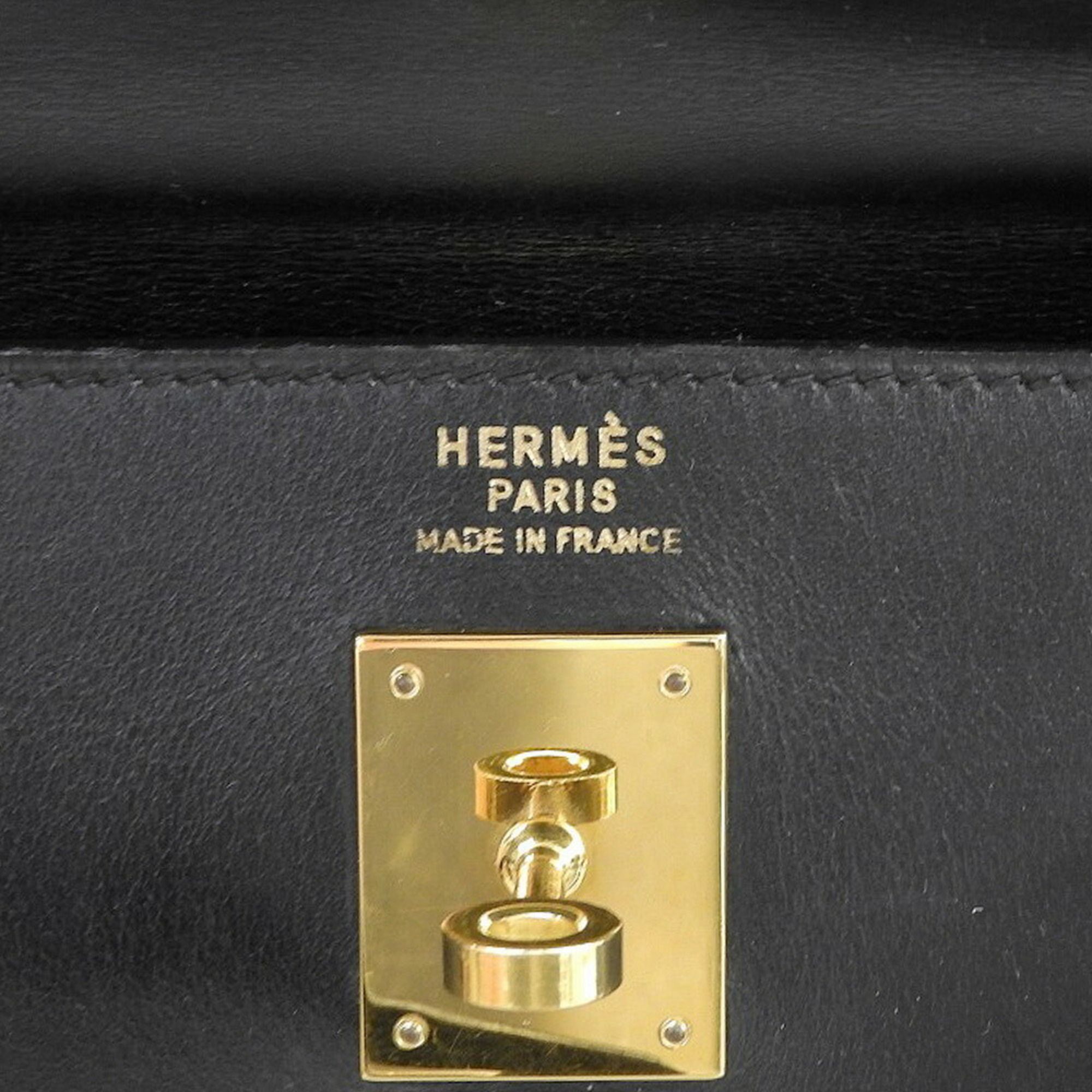 Box Calf Leather Handbag (Pre-Owned) - Hermes - Modalova