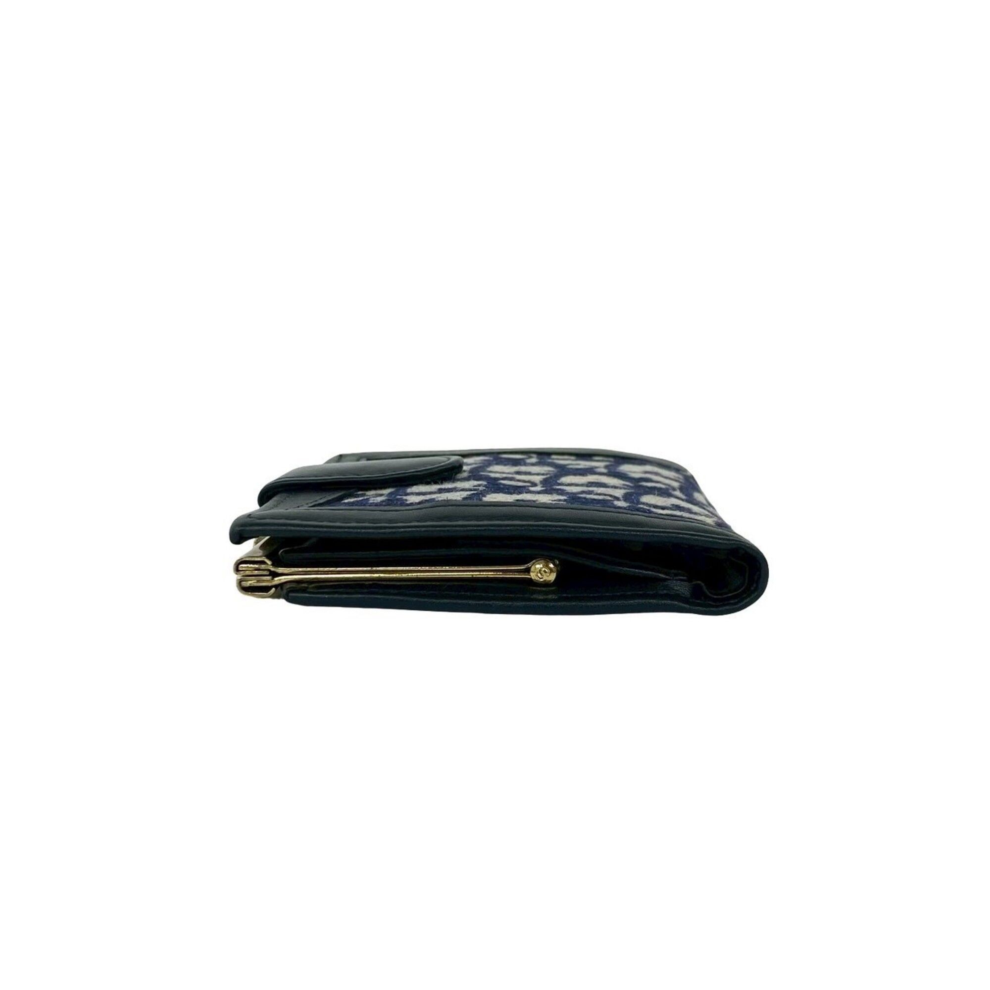 Canvas Leather Wallet (Bi-Fold) (Pre-Owned) - Christian Dior - Modalova