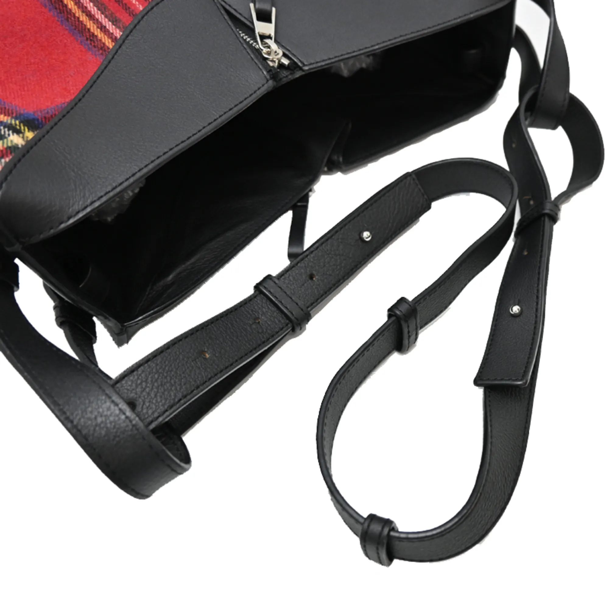 Red Leather Wool Shoulder Bag (Pre-Owned) - Loewe - Modalova