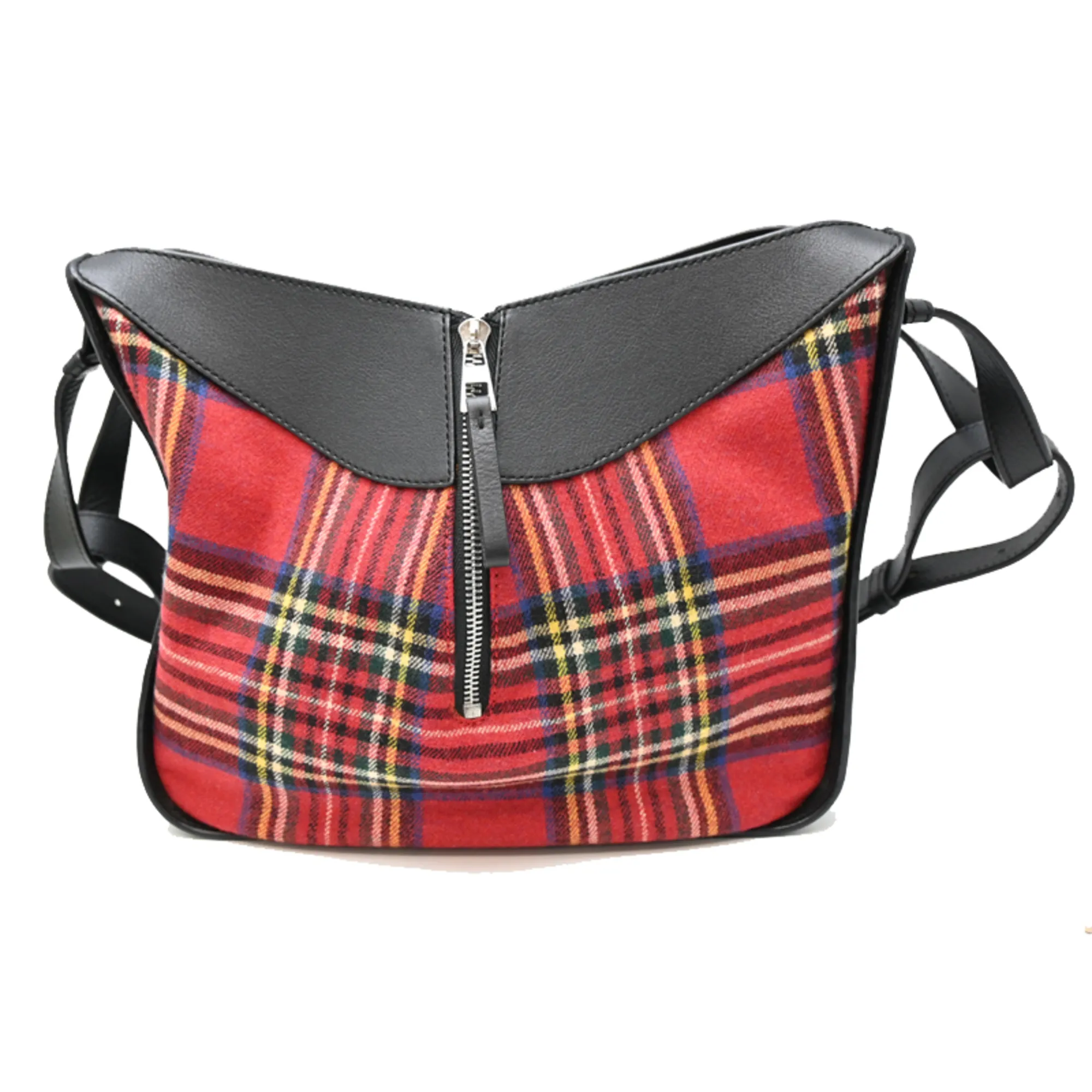 Red Leather Wool Shoulder Bag (Pre-Owned) - Loewe - Modalova