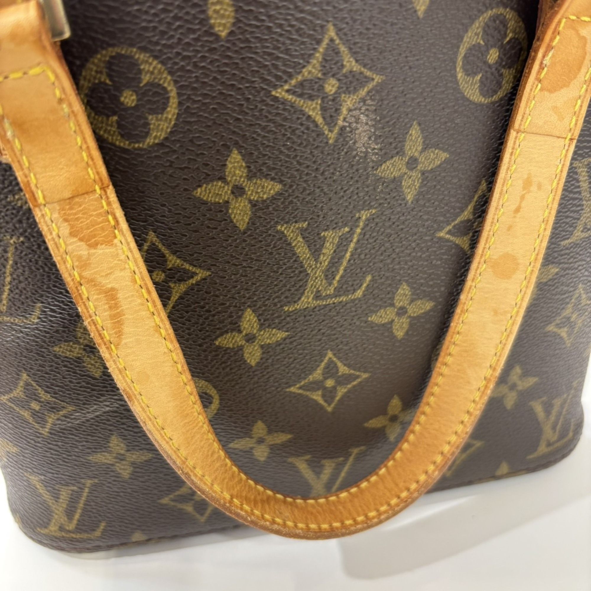 Monogram Leather Handbag (Pre-Owned) - Louis Vuitton - Modalova