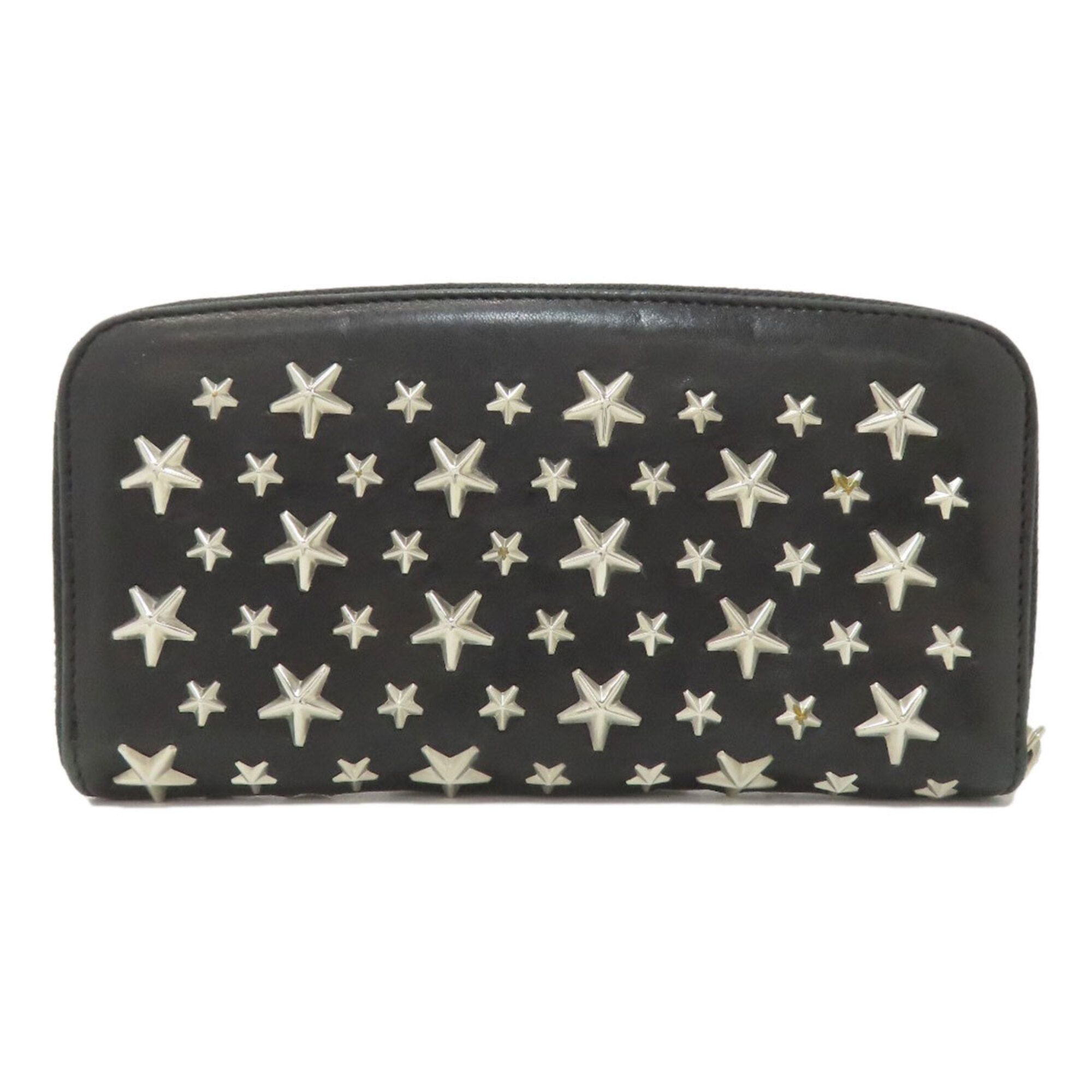 Leather Long Wallet (Bi-Fold) (Pre-Owned) - Jimmy Choo - Modalova
