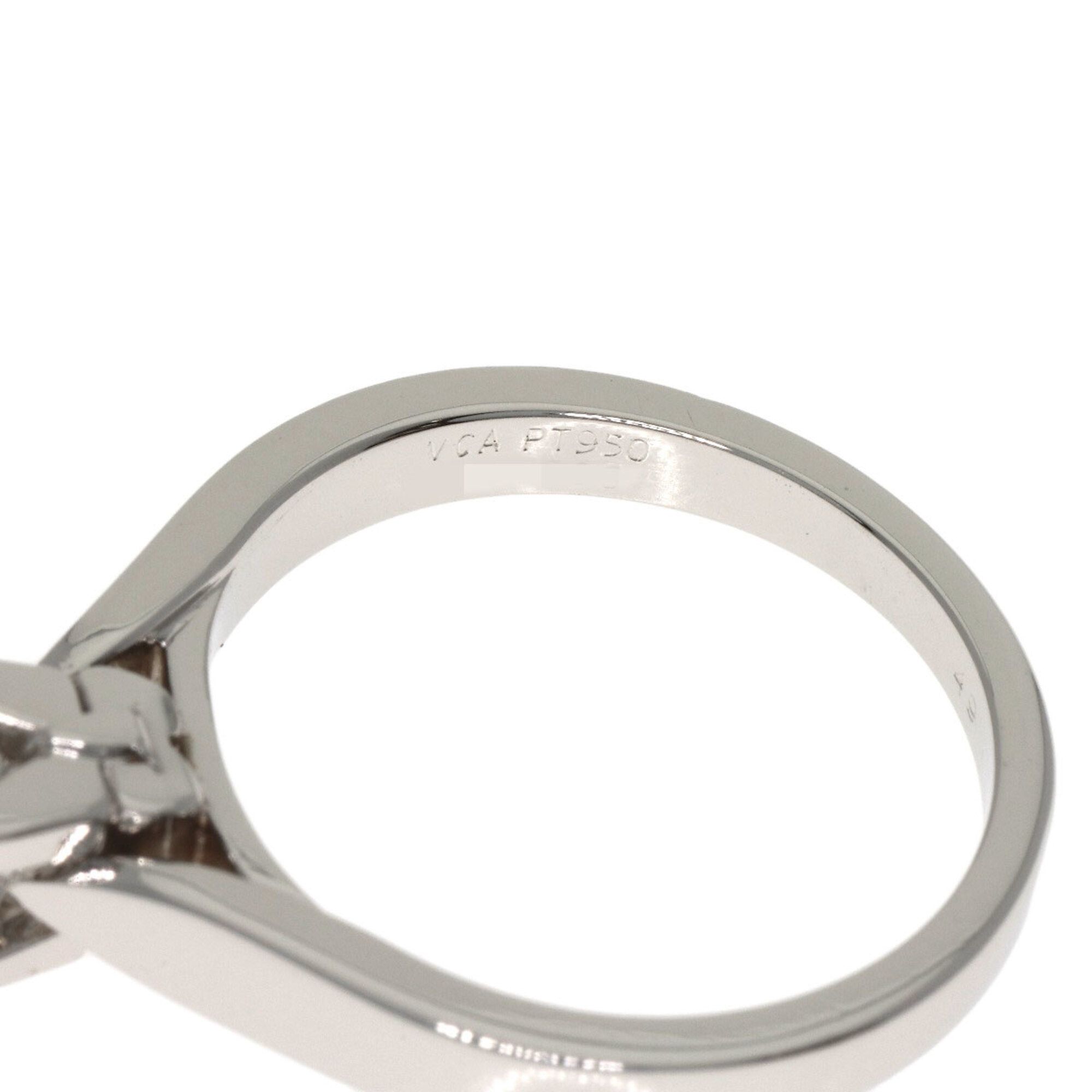 Platinum Platinum 950 Band Ring (Pre-Owned) - Van Cleef & Arpels - Modalova