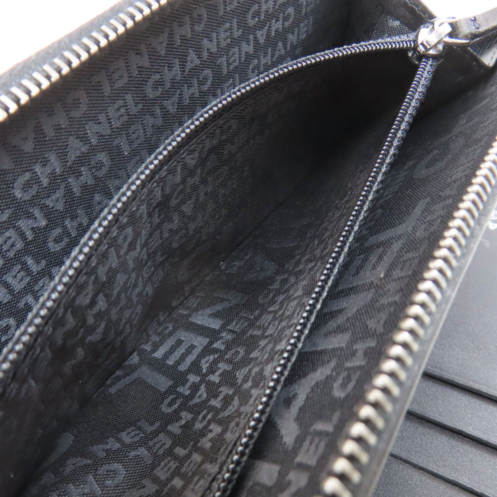 Leather Long Wallet (Bi-Fold) (Pre-Owned) - Chanel - Modalova