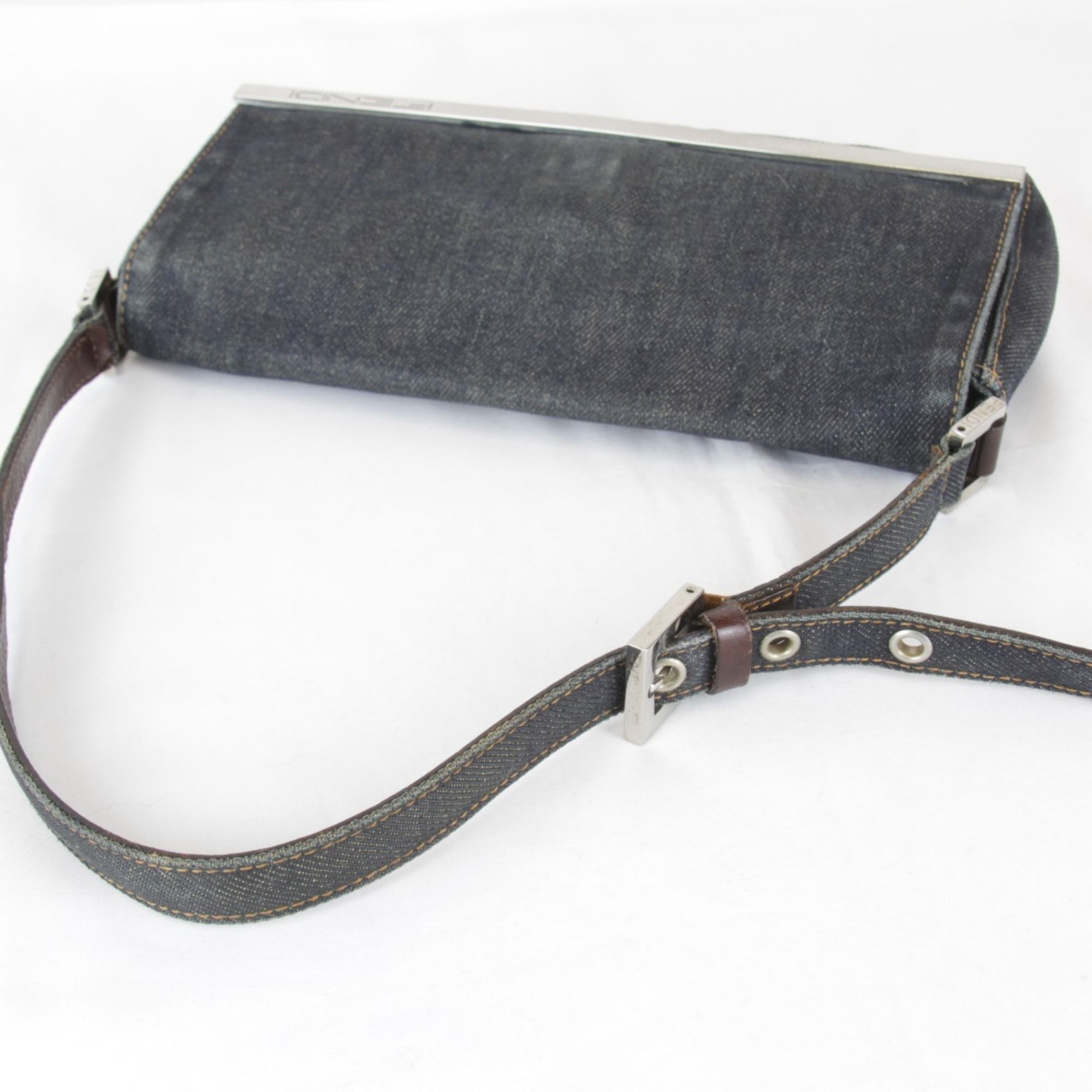 Denim Shoulder Bag (Pre-Owned) - Fendi - Modalova