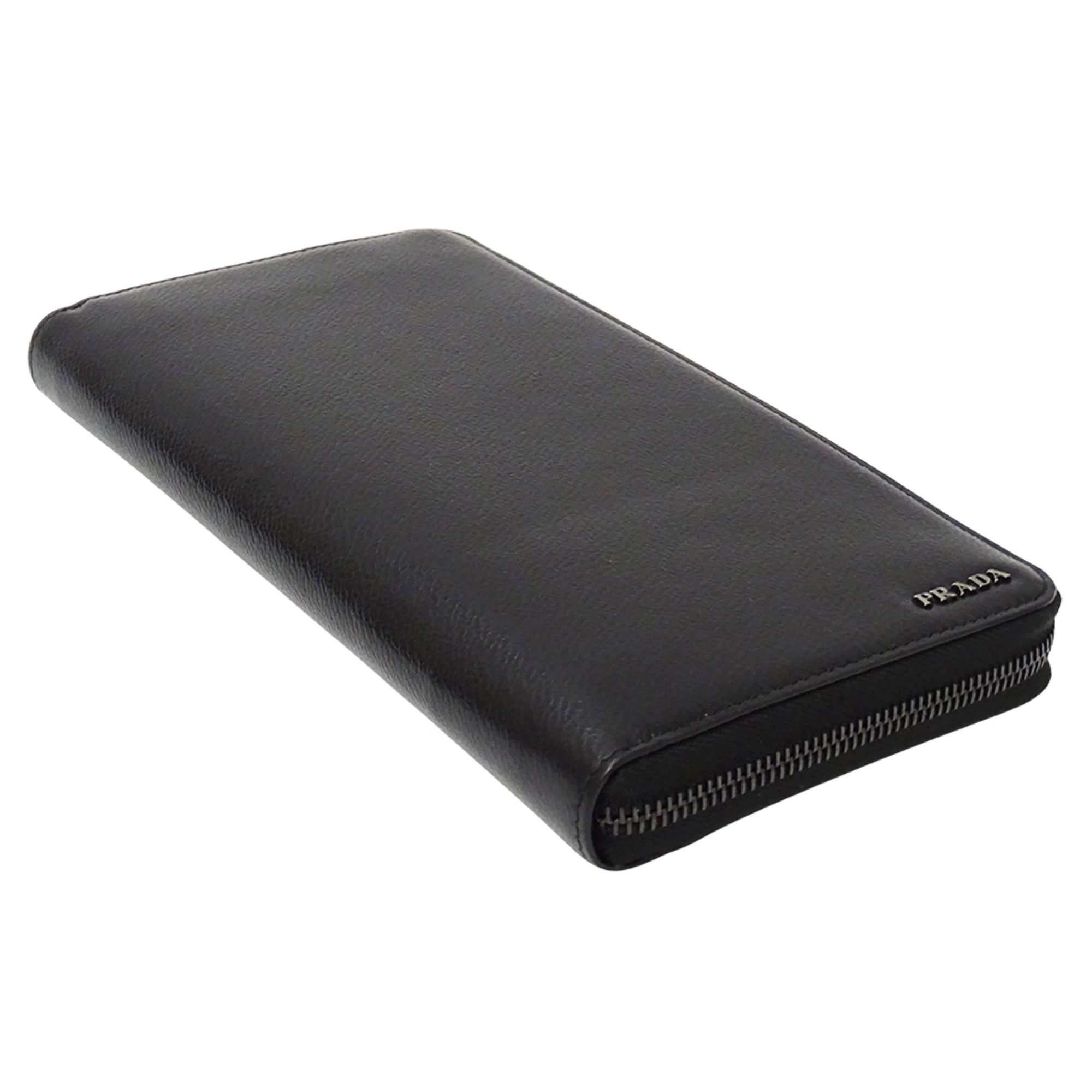 Leather Long Bill Wallet (Bi-Fold) (Pre-Owned) - Prada - Modalova
