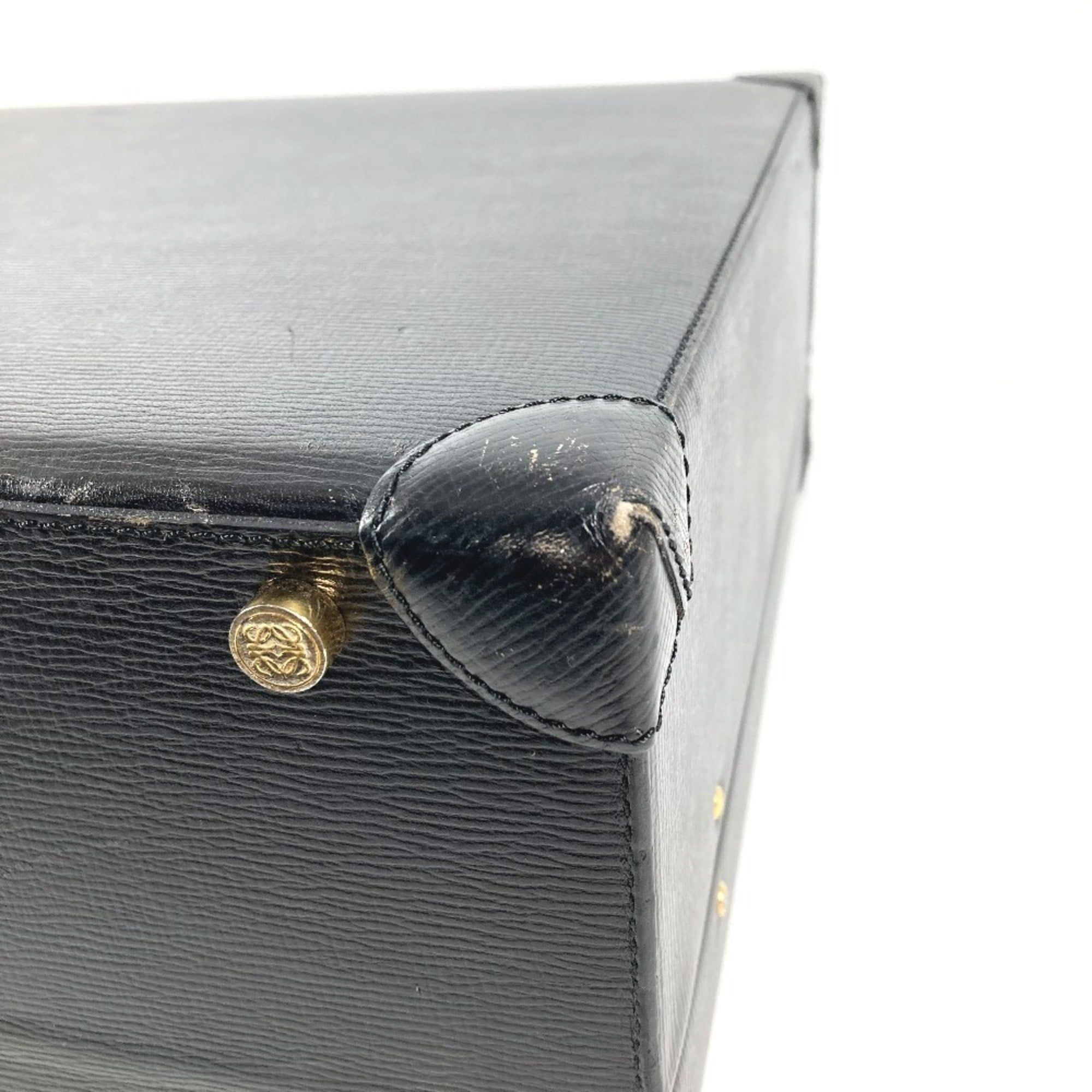 Leather Attaché Case Handbag Tote Bag (Pre-Owned) - Loewe - Modalova