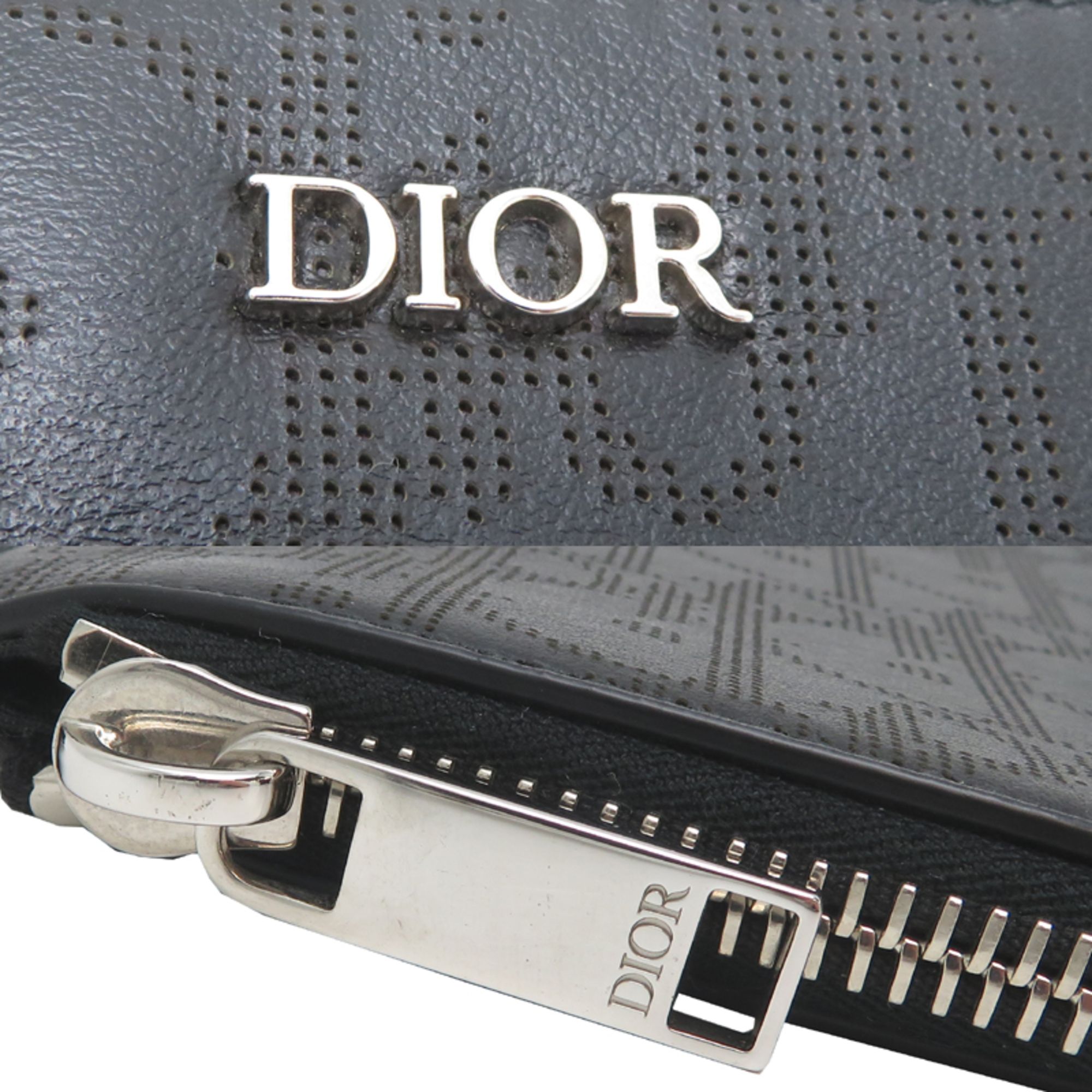 Leather Clutch Bag (Pre-Owned) - Christian Dior - Modalova