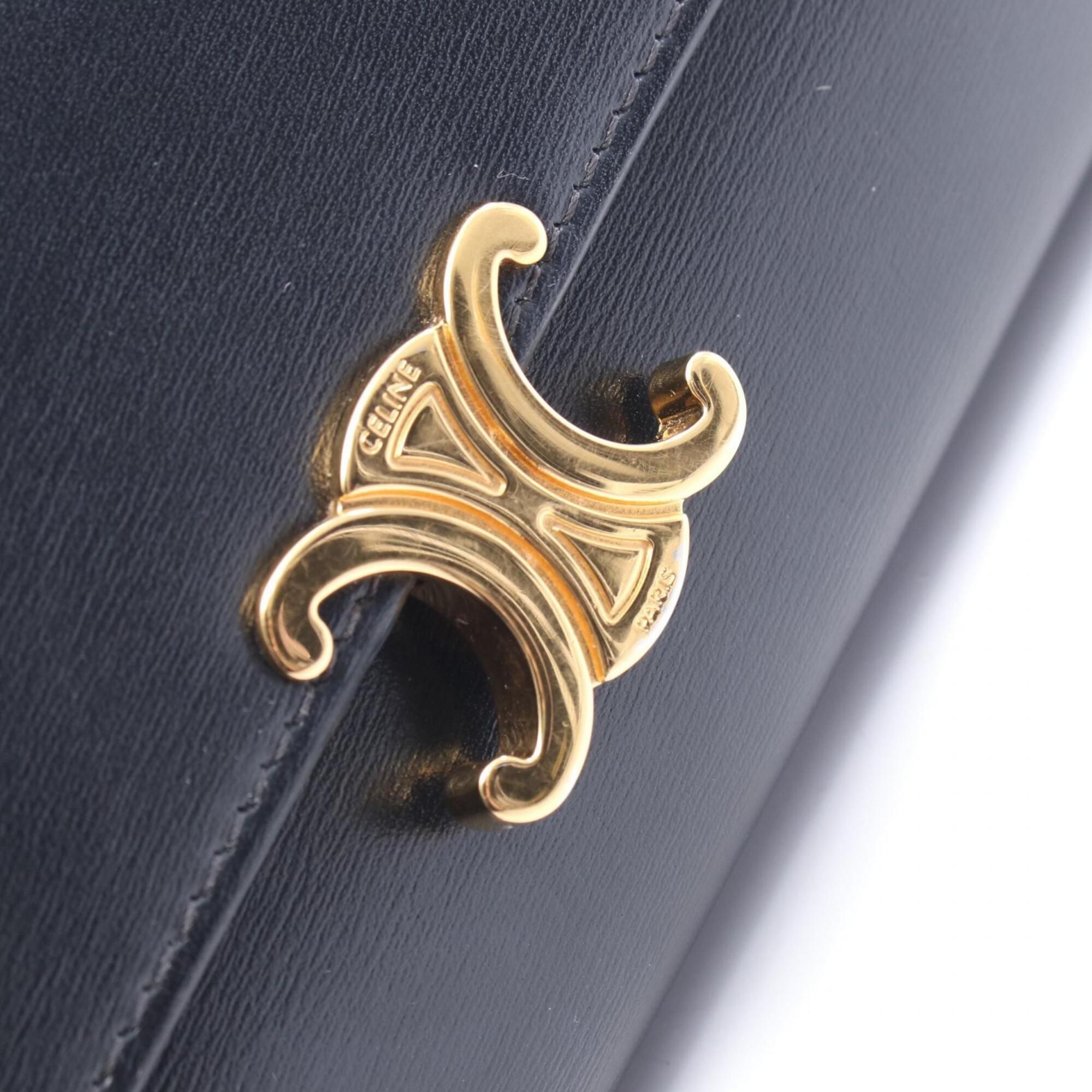 Leather Long Wallet (Bi-Fold) (Pre-Owned) - Celine - Modalova