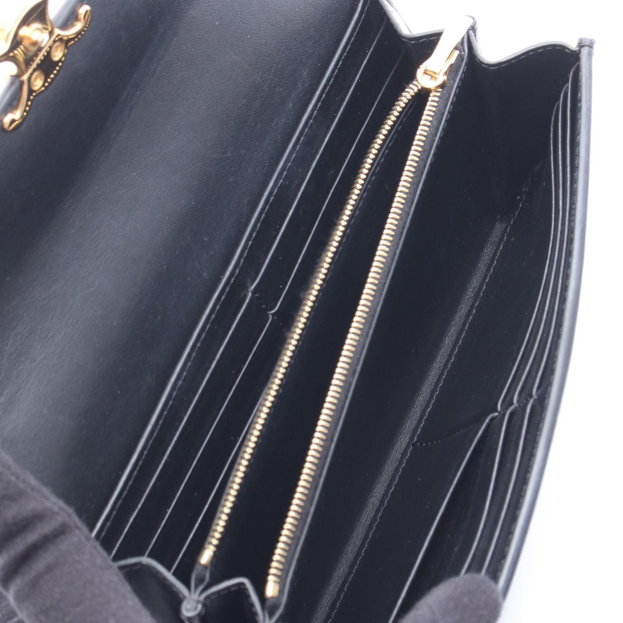 Leather Long Wallet (Bi-Fold) (Pre-Owned) - Celine - Modalova